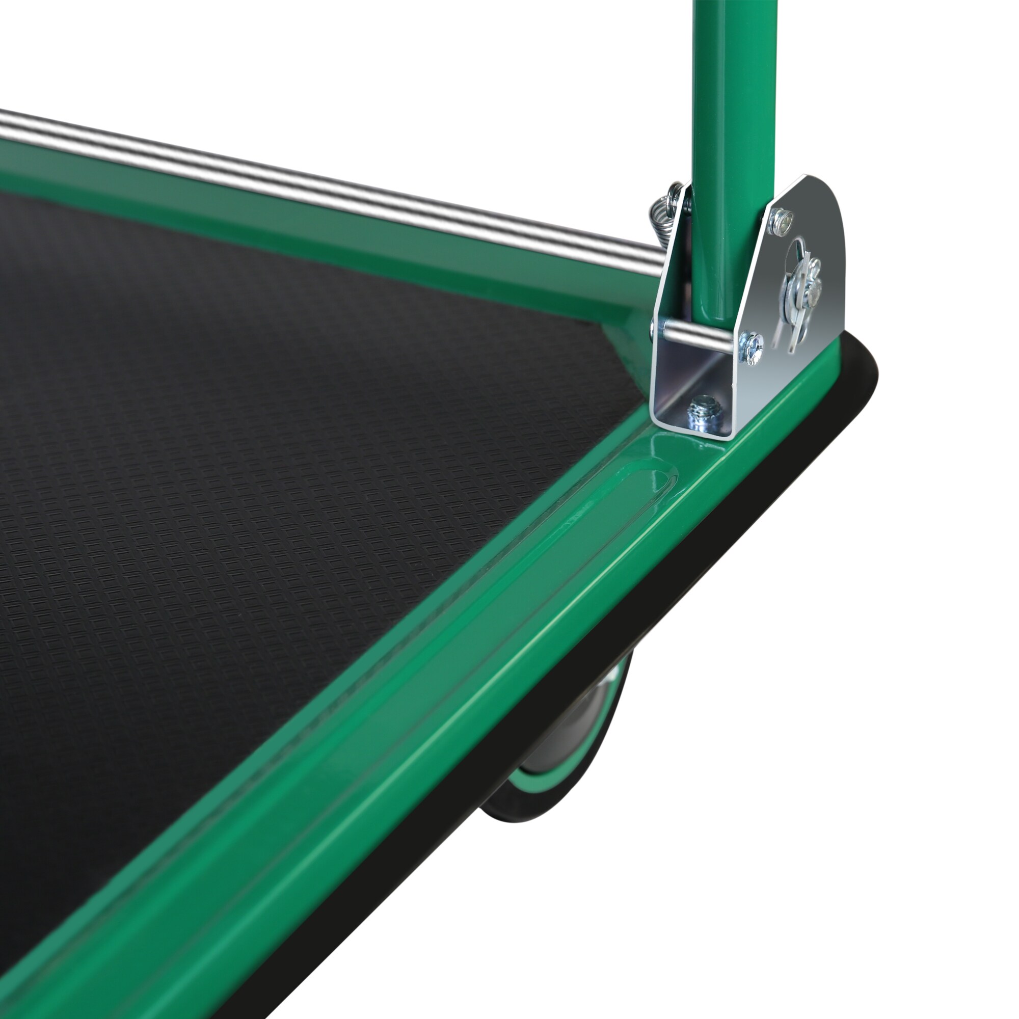 Carretilla de plataforma de trabajo estándar de acero verde de 660 libras de capacidad con 4 ruedas Kahomvis YS-QPW1-280