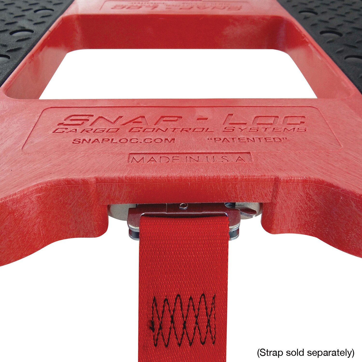 Carro de plataforma resistente de polipropileno rojo con capacidad de 1600 libras y 4 ruedas marca Snap-Loc SL1600PC6R