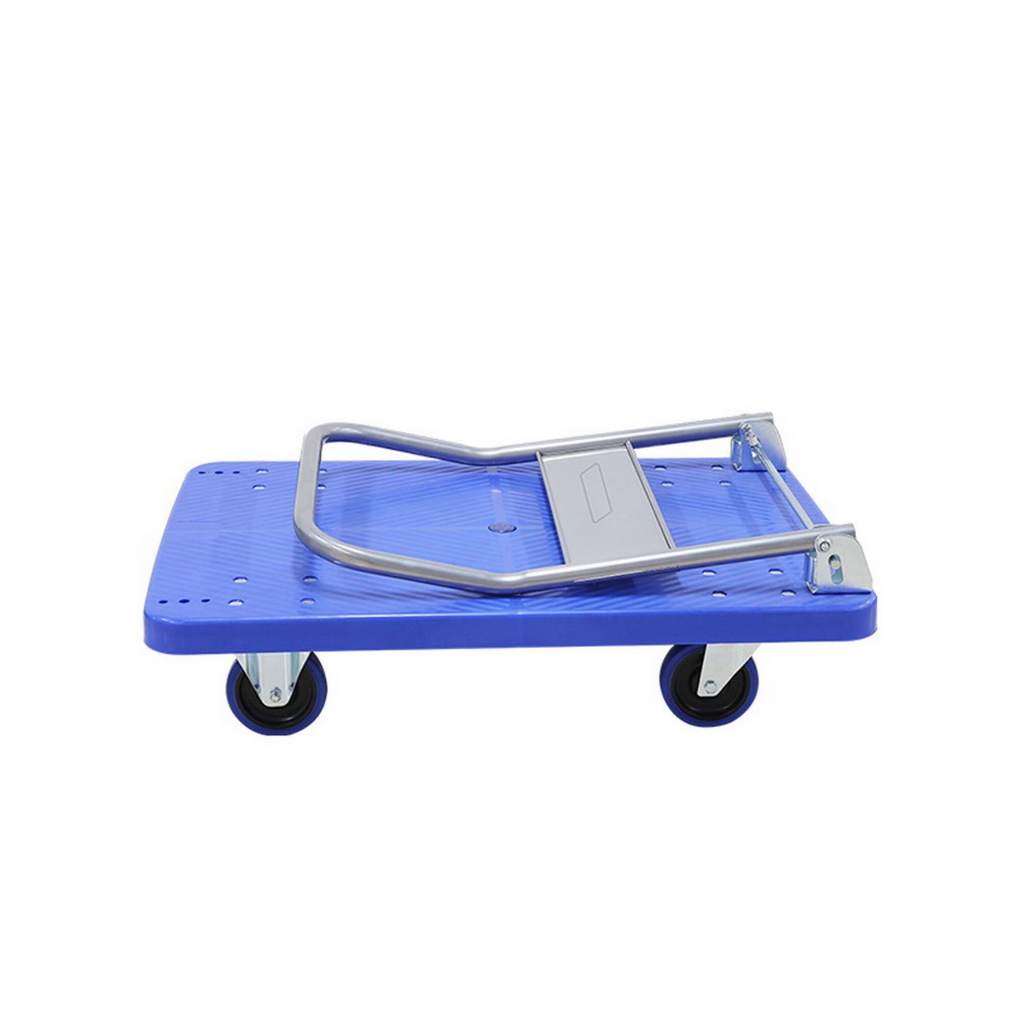 Camión de plataforma de servicio estándar de acero azul con capacidad de 440 libras y 4 ruedas Kahomvis COS-QPW1-005