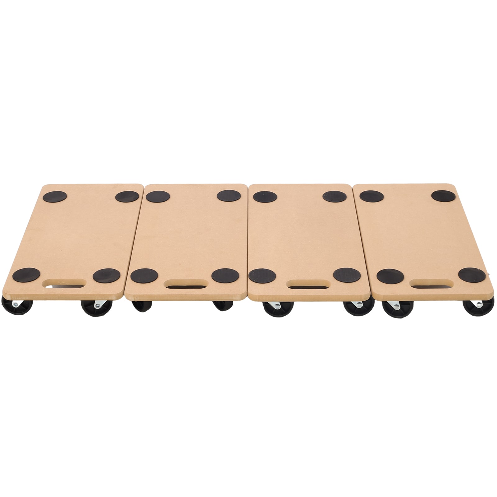 Mueble de madera marrón con ruedas y capacidad de 500 libras Maocao Hoom FZ77451