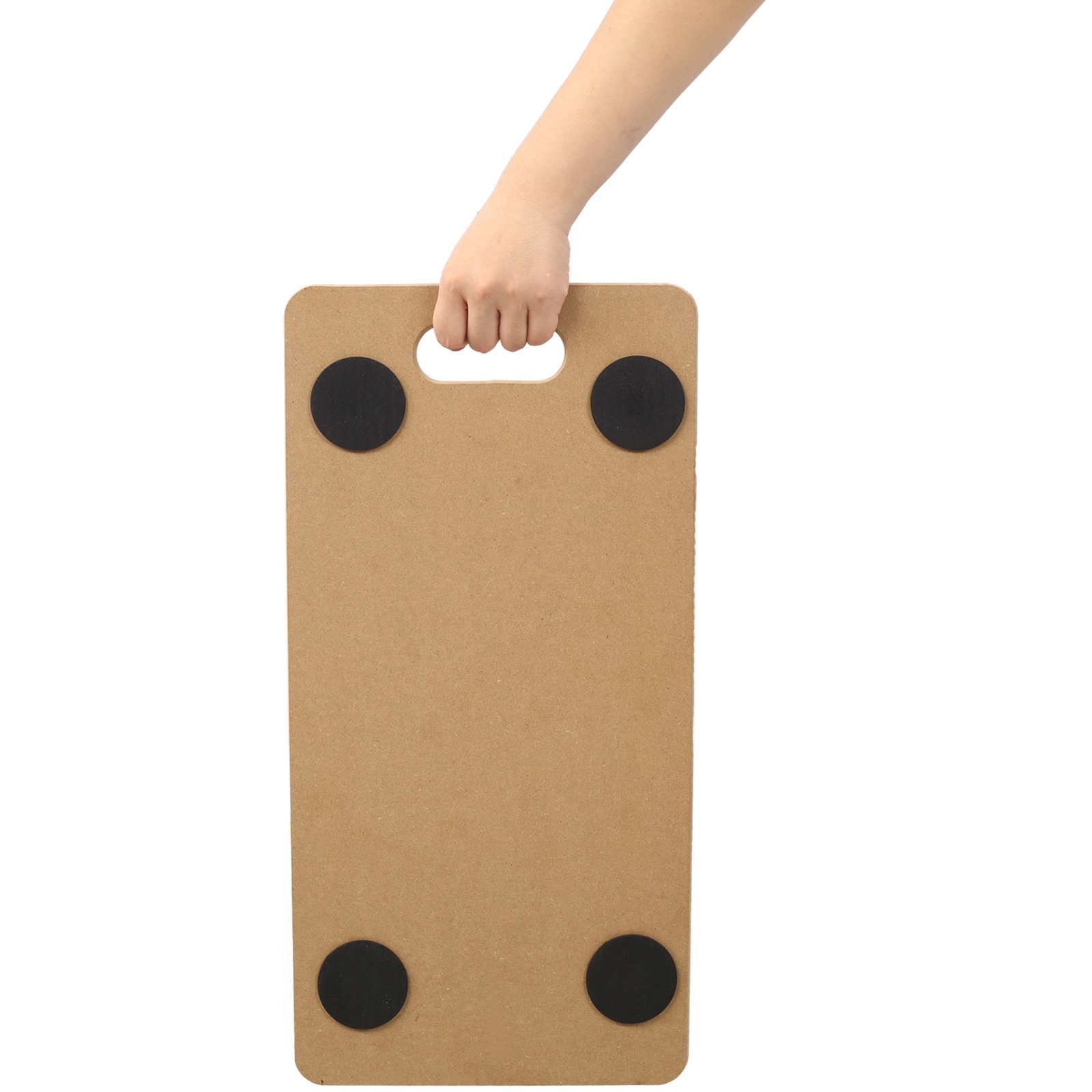 Mueble de madera marrón con ruedas y capacidad de 500 libras Maocao Hoom FZ77451