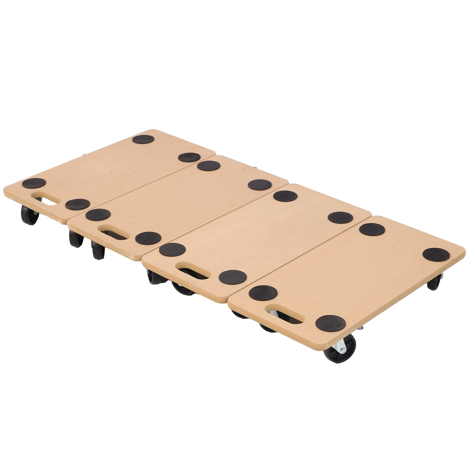 Mueble de madera marrón con ruedas y capacidad de 500 libras Maocao Hoom FZ77451