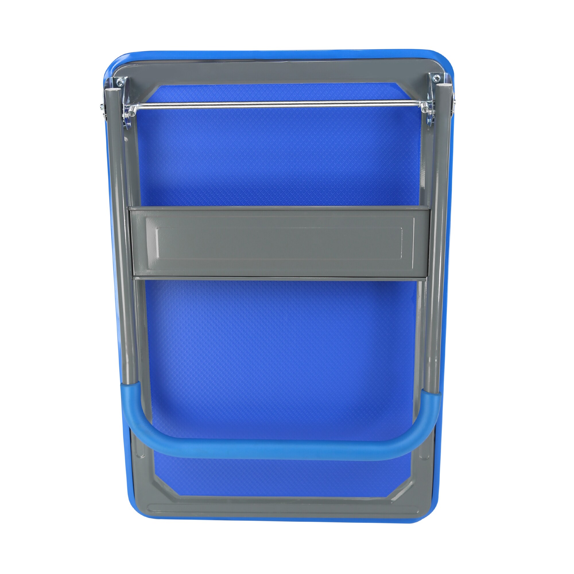 Carretilla de plataforma de servicio estándar de acero azul con capacidad de 660 lbs y 4 ruedas Kahomvis YS-QPW1-281