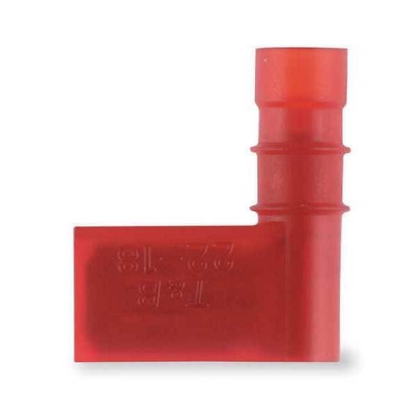 Desconectores hembra de bandera Sta-Kon, rojo, PK50 - RA18-250A