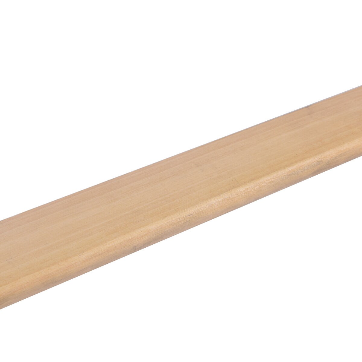 Carretilla de madera marrón de 4 ruedas con capacidad para 1000 libras de Costway 2TL32912