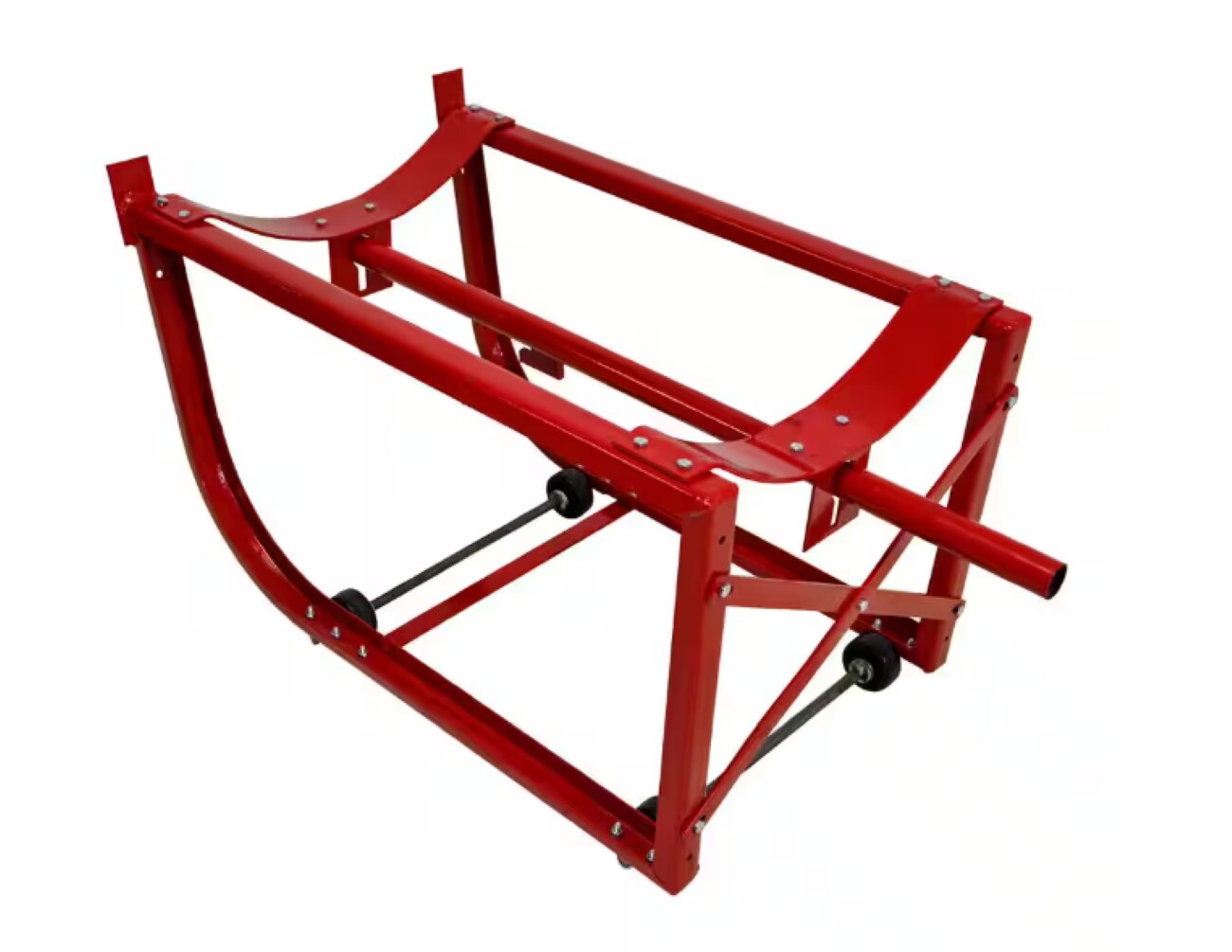 Carrito de acero rojo de 4 ruedas con capacidad de 800 libras Milwaukee DC40158