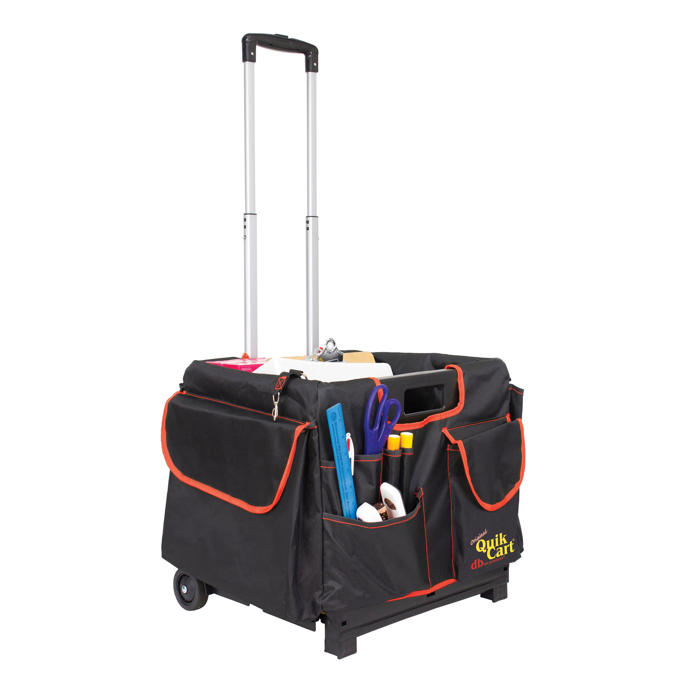 Carrito de Polipropileno Negro de 2 Ruedas con Capacidad de 80 libras de dbest products 01-802