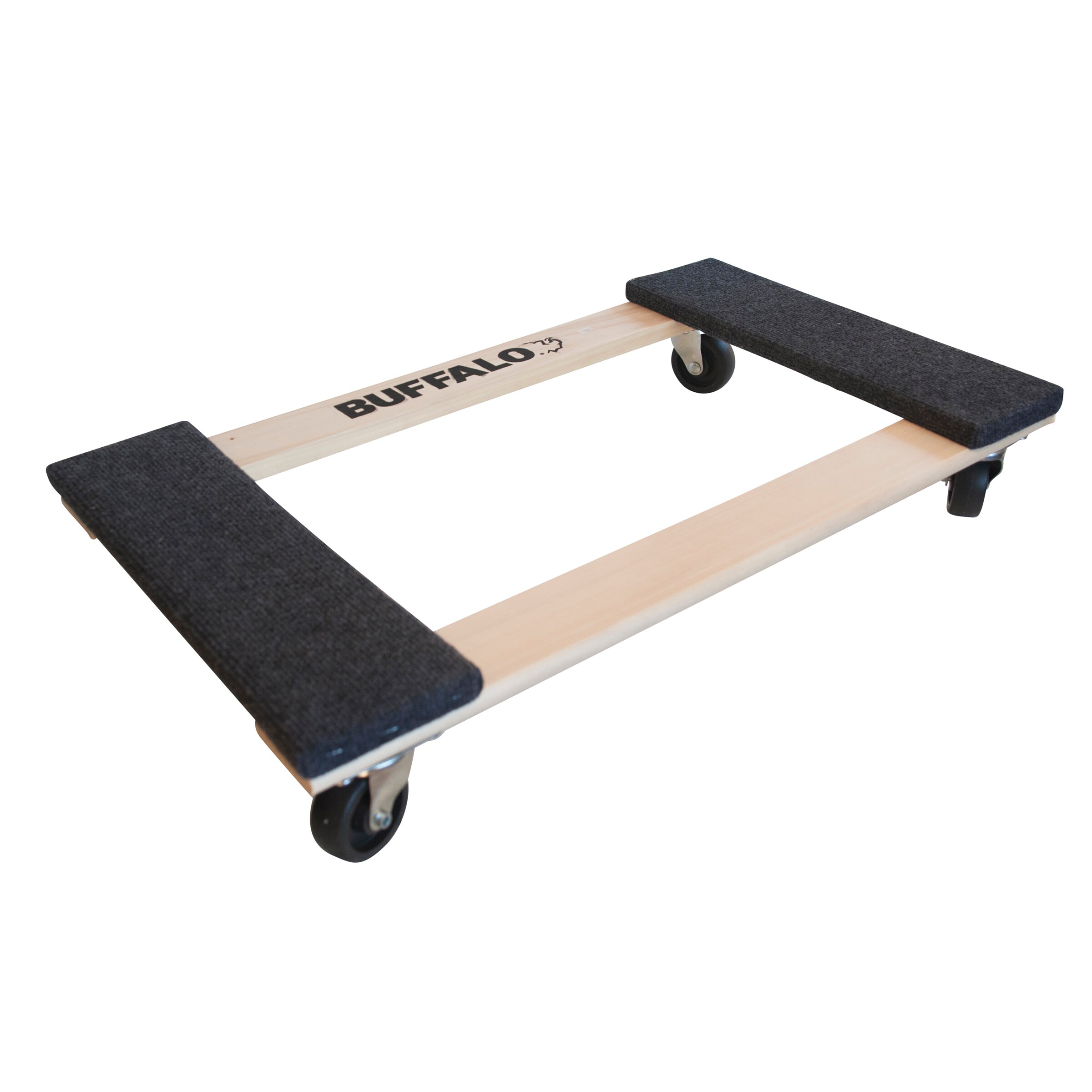 Mueble con ruedas de madera negra de Buffalo Tools con capacidad de 1000 libras