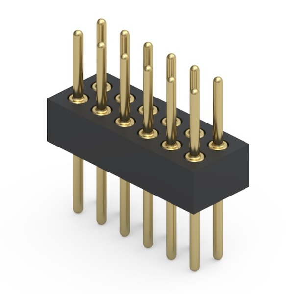 Receptáculos para PCB Mill-Max - 852-10-012-10-001000