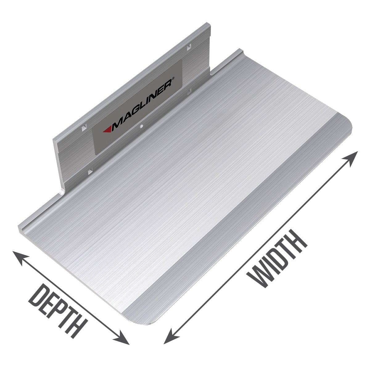Carretilla de mano convertible de aluminio plateado de 4 ruedas con capacidad de 1000 lbs. Magliner GMK16G15