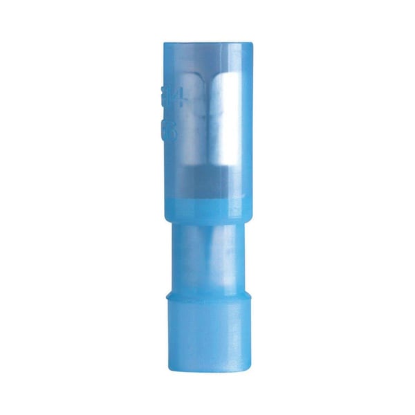 Eccm Industries Terminal Hembra de Bala de 16-14 AWG, Paquete de 20 - 3538279