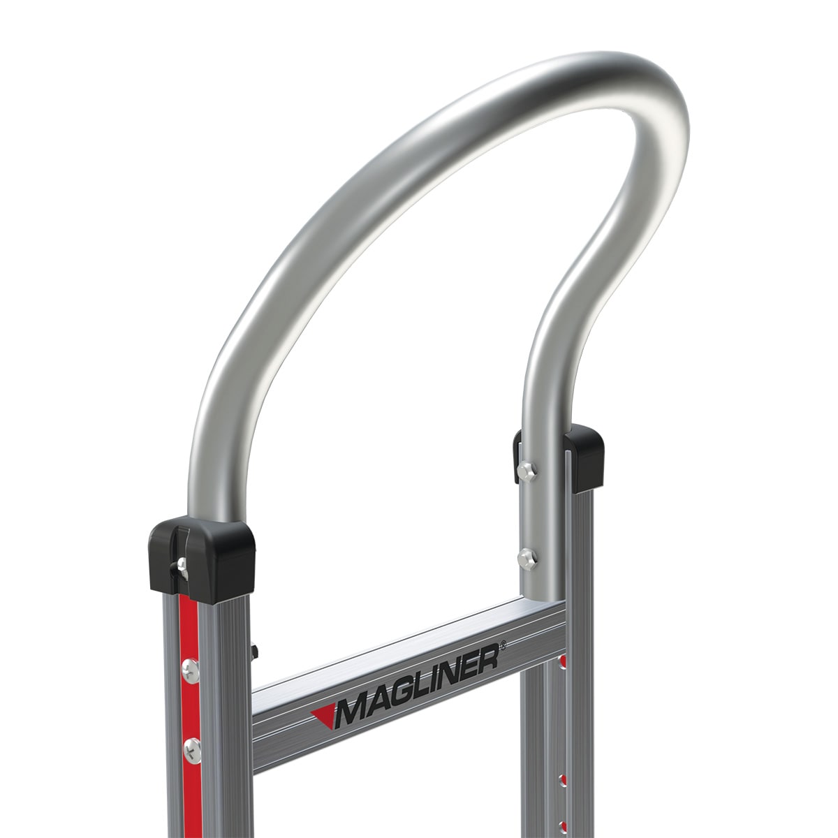 Carretilla de mano estándar de aluminio plateado con capacidad de 500 lb y 2 ruedas Magliner HMK111G15