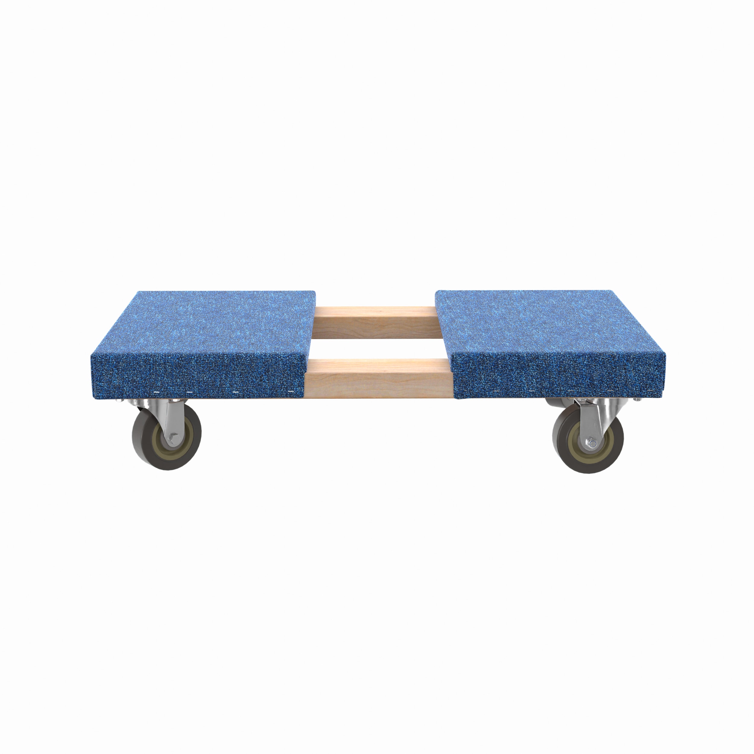 Carretilla para muebles de madera con capacidad de 1000 libras y 4 ruedas, varios colores/acabados.