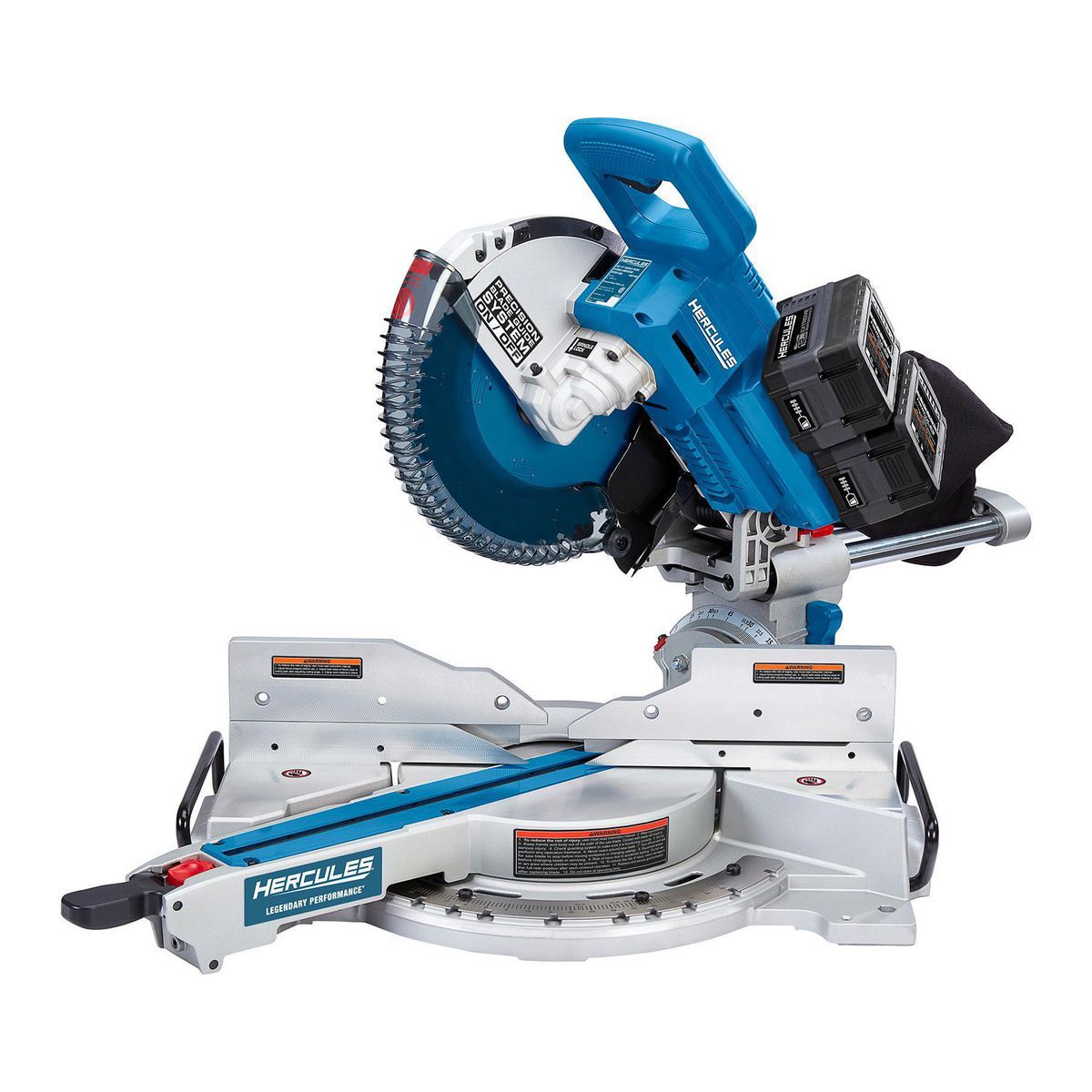 Sierra ingleteadora compuesta deslizante de doble bisel sin escobillas inalámbrica Hercules 20V de 10 pulgadas - Solo herramienta - 57670