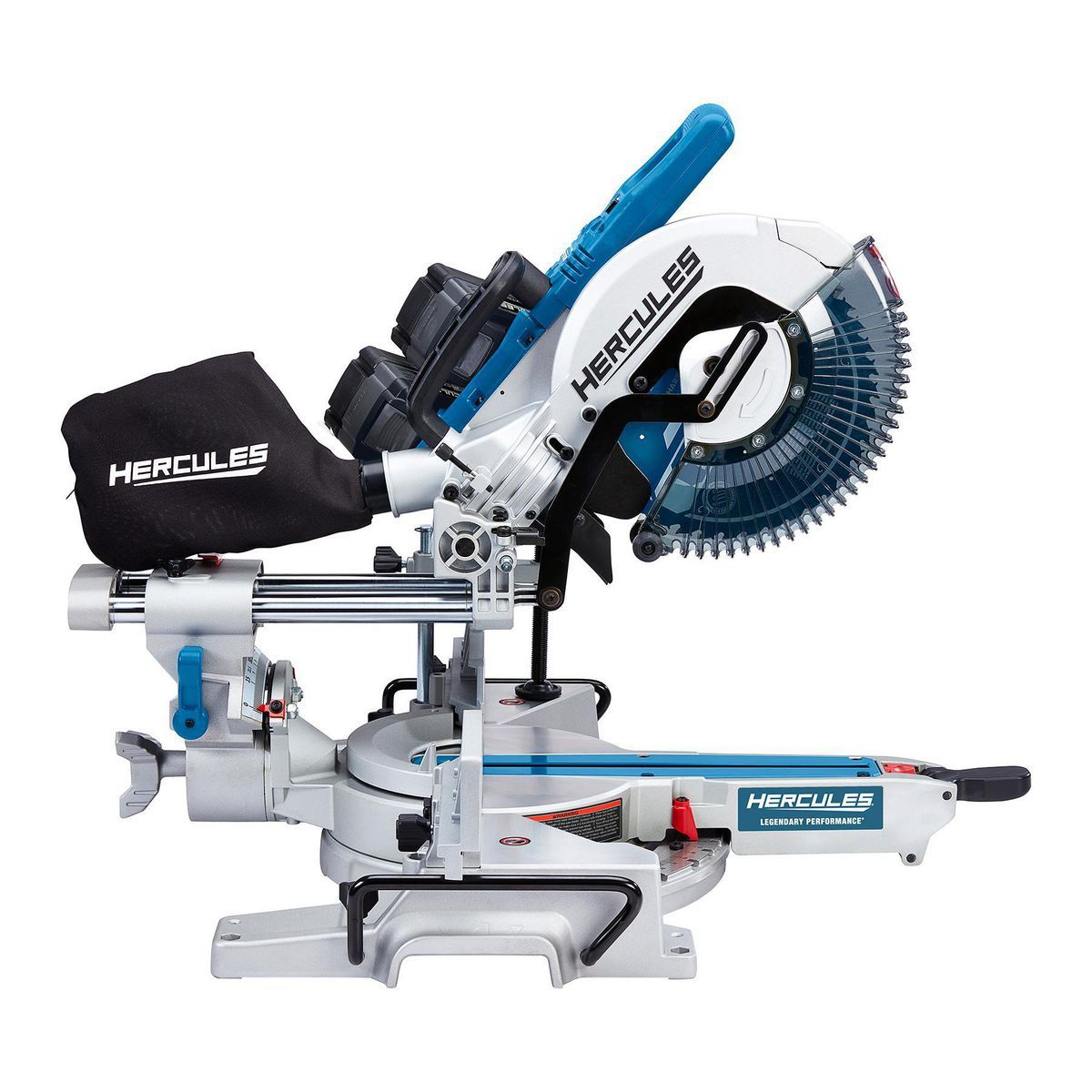 Sierra ingleteadora compuesta deslizante de doble bisel sin escobillas inalámbrica Hercules 20V de 10 pulgadas - Solo herramienta - 57670