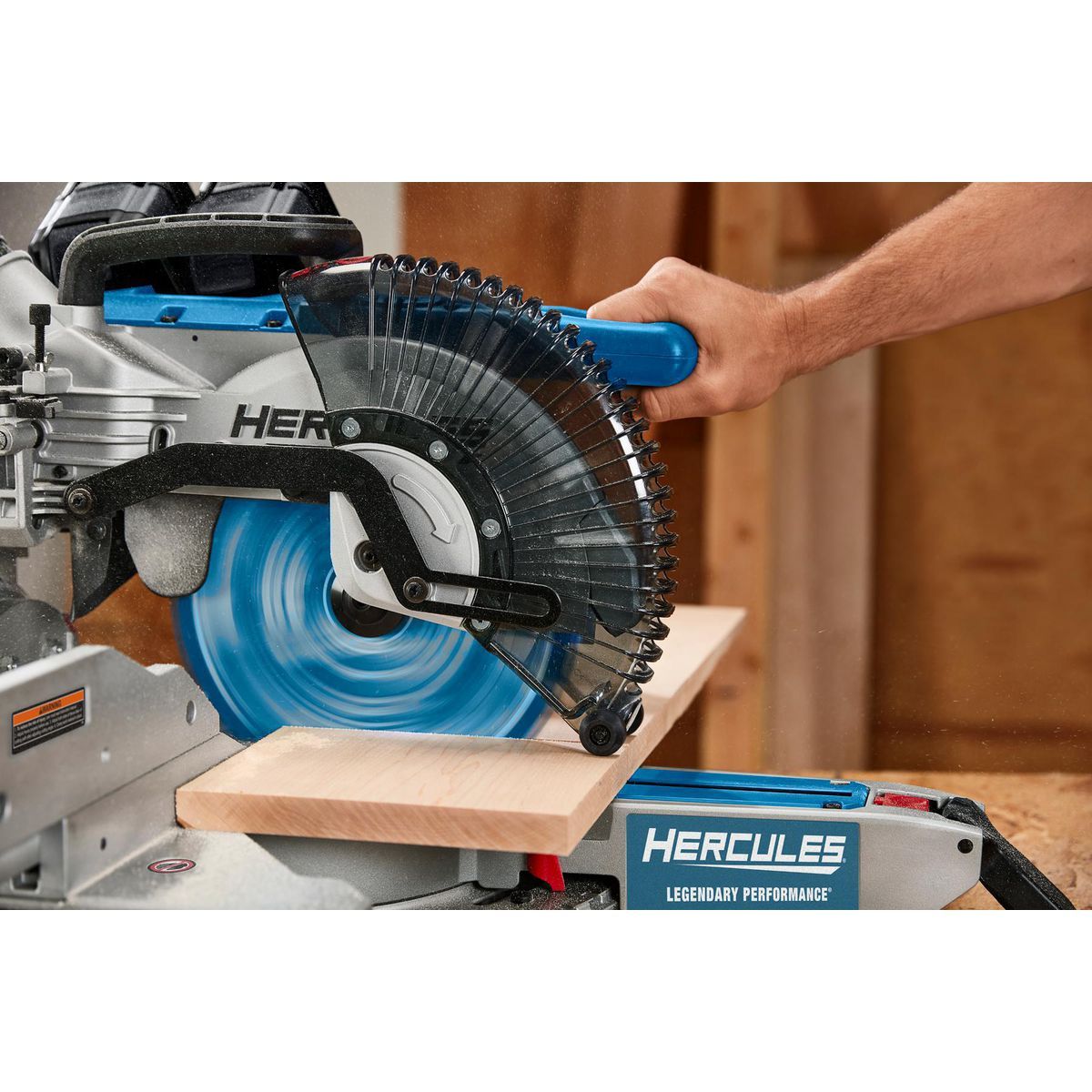 Sierra ingleteadora compuesta deslizante de doble bisel sin escobillas inalámbrica Hercules 20V de 10 pulgadas - Solo herramienta - 57670