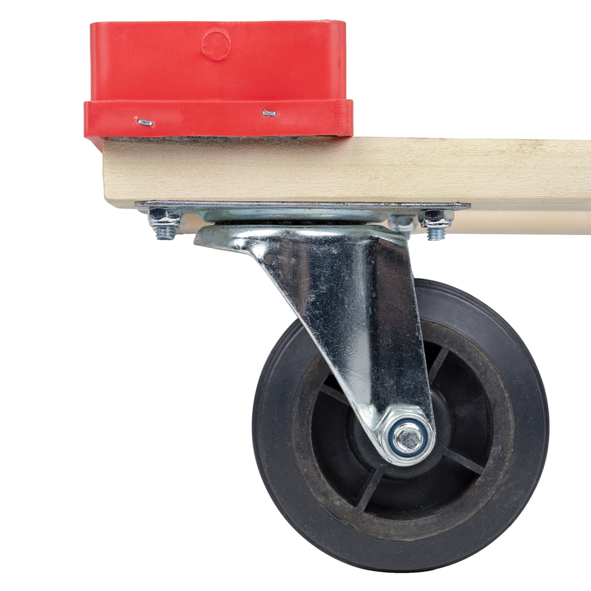 "Carretilla de Madera Marrón con Capacidad de 800 lbs y 4 Ruedas para Camionetas Monstruo MT10002"