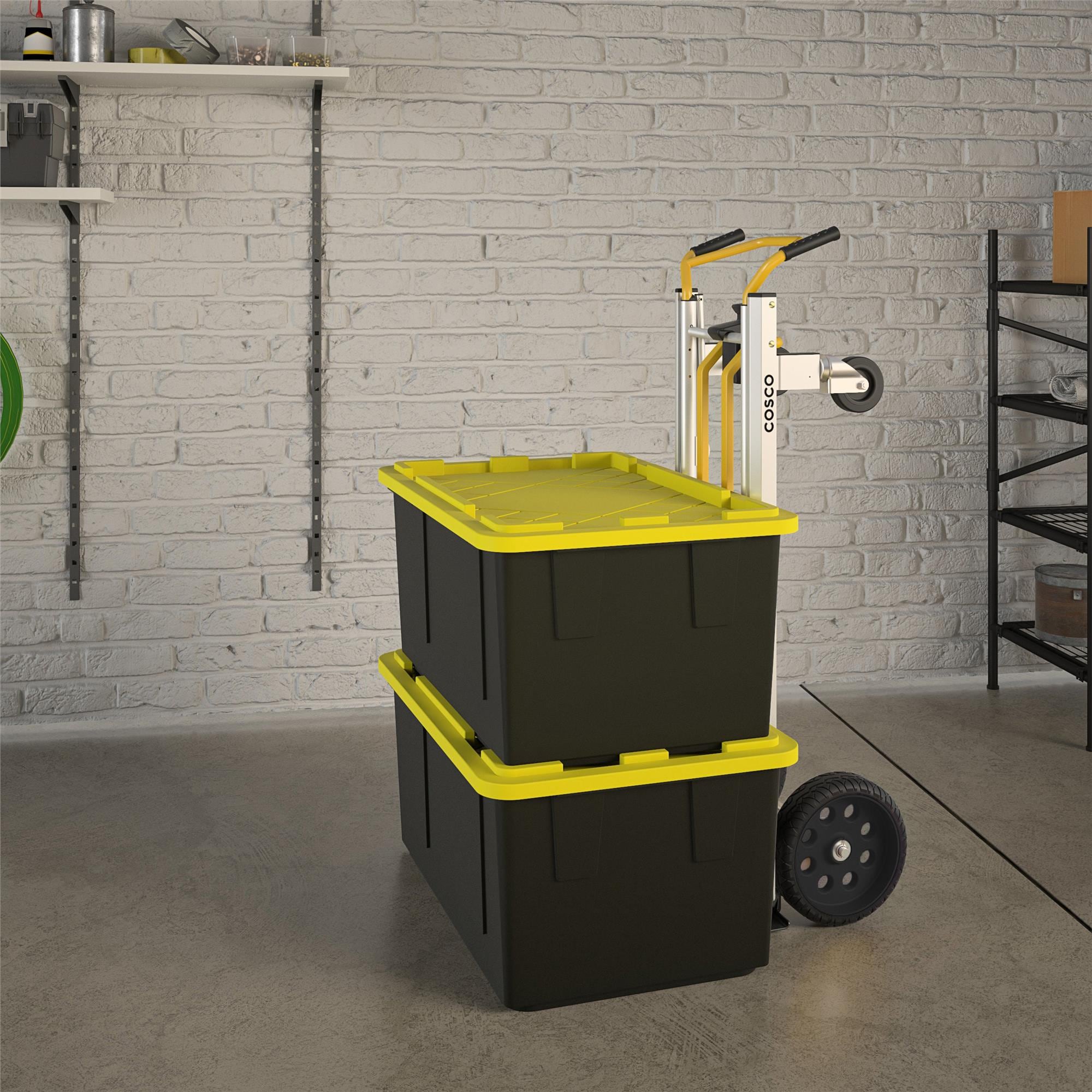 Carretilla de mano convertible de acero plateado Cosco de 800 libras de capacidad con 2 ruedas 12253BBY1E