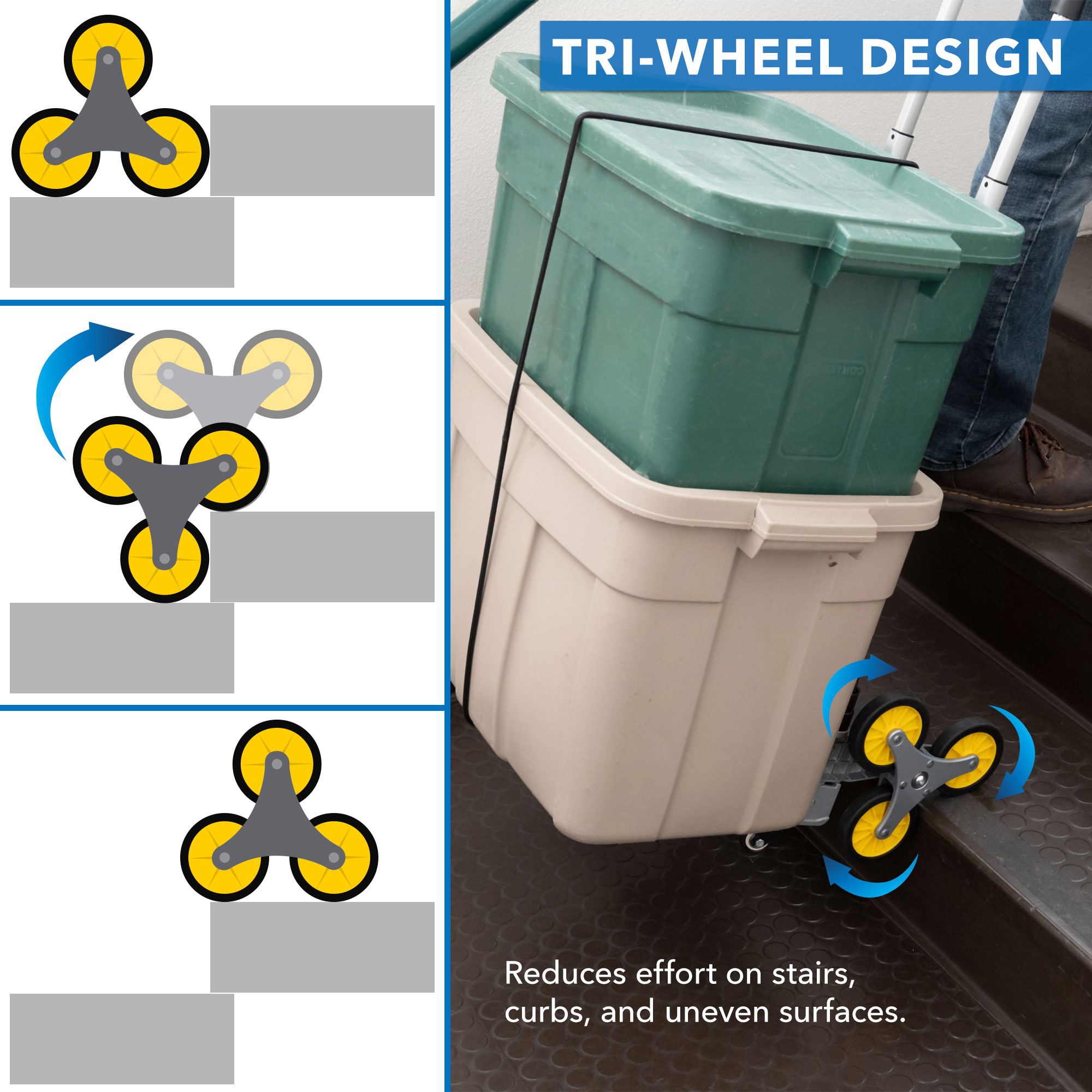 Carrito de aluminio Mount-It! con capacidad para 154 libras y ruedas de 4 pulgadas, disponible en varios colores y acabados MI-953