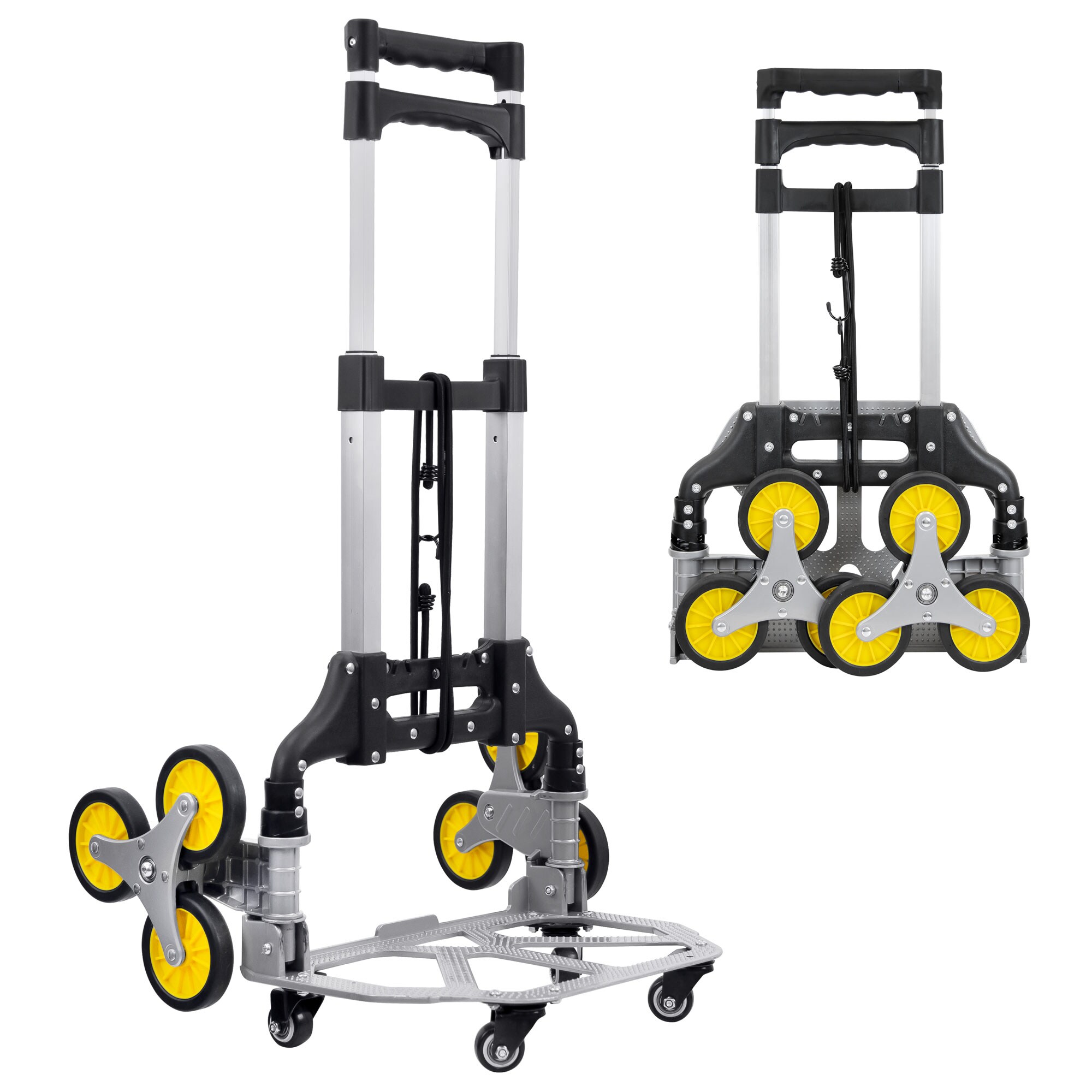 Carrito de aluminio Mount-It! con capacidad para 154 libras y ruedas de 4 pulgadas, disponible en varios colores y acabados MI-953