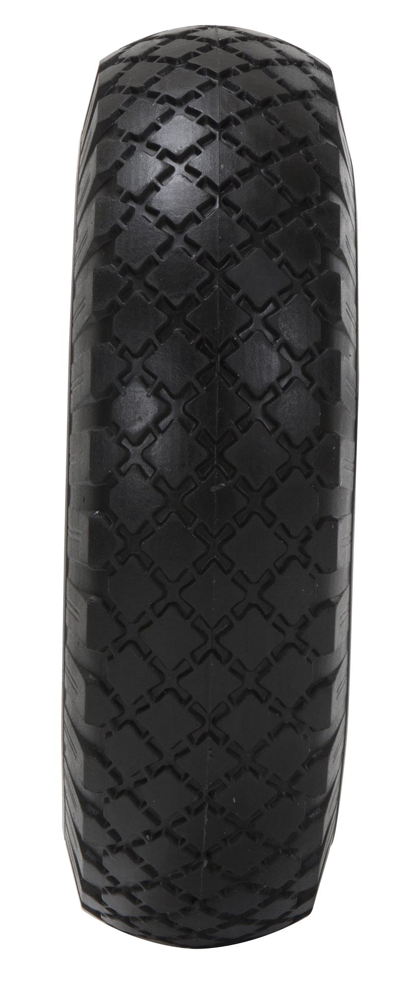Rueda de repuesto para carretilla manual de poliuretano negro de 2 ruedas con capacidad de 400 libras Cosco 12010FFO2E