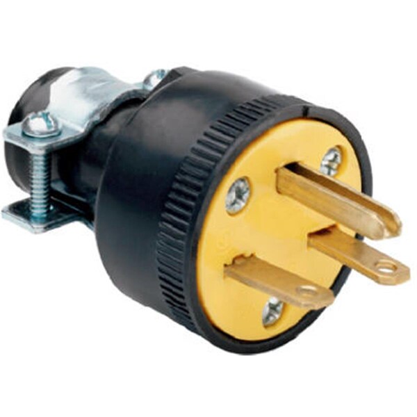 Clavija de construcción de goma resistente Nextgen 1711CC10 15A 250V, negra - NE569209