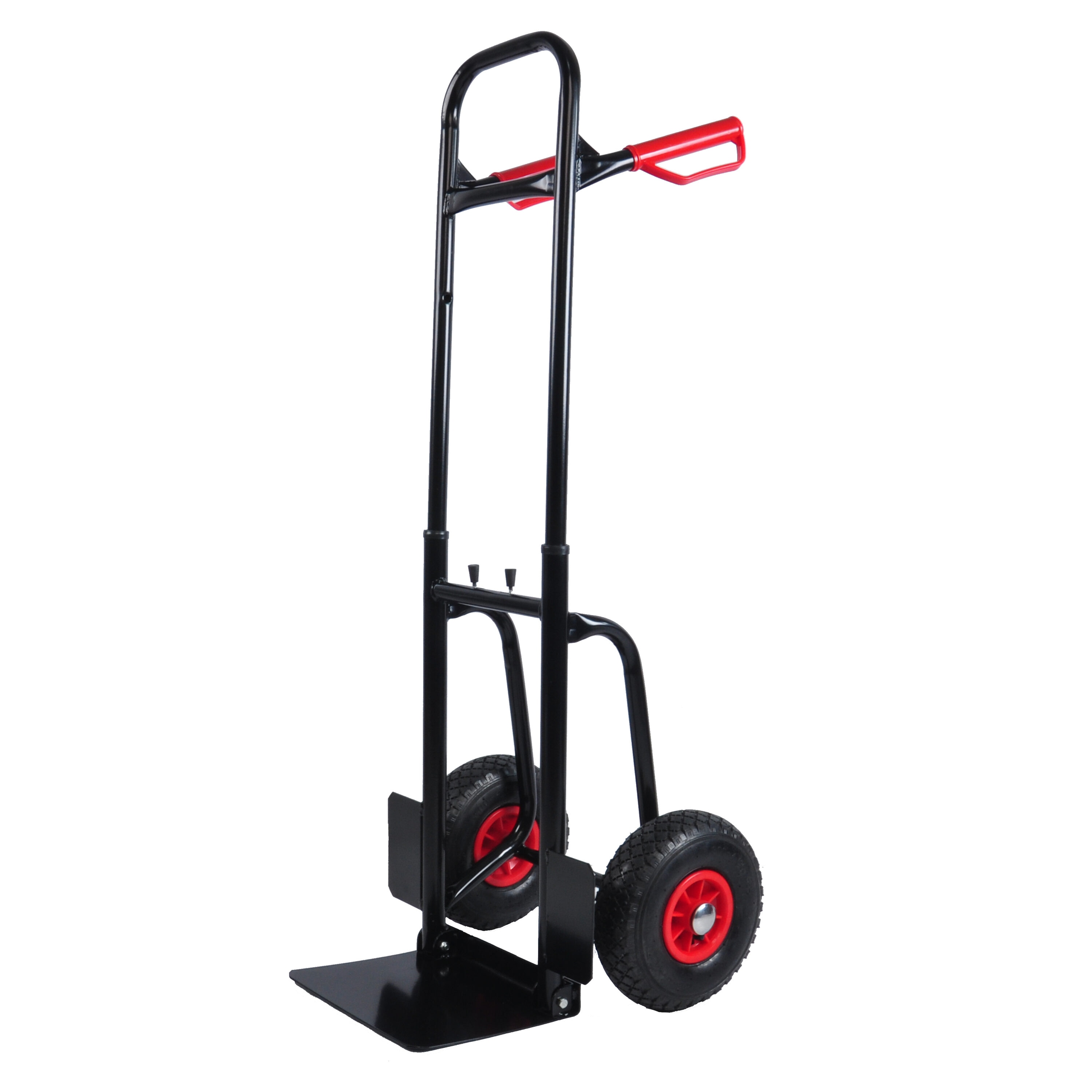 Carretilla de mano de acero negro de alta resistencia con capacidad de 330 lb y 2 ruedas Maocao Hoom BH-DJ-70001