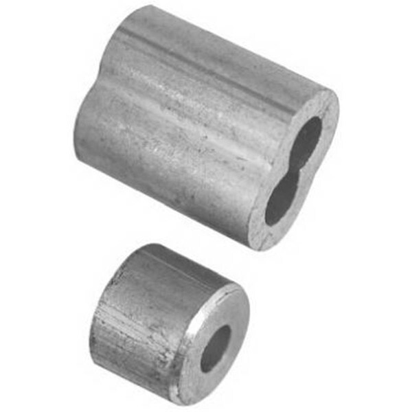 Rebajes de aluminio en paquete de 2 unidades N283-895, 0.16 in., 5PK - EA588688