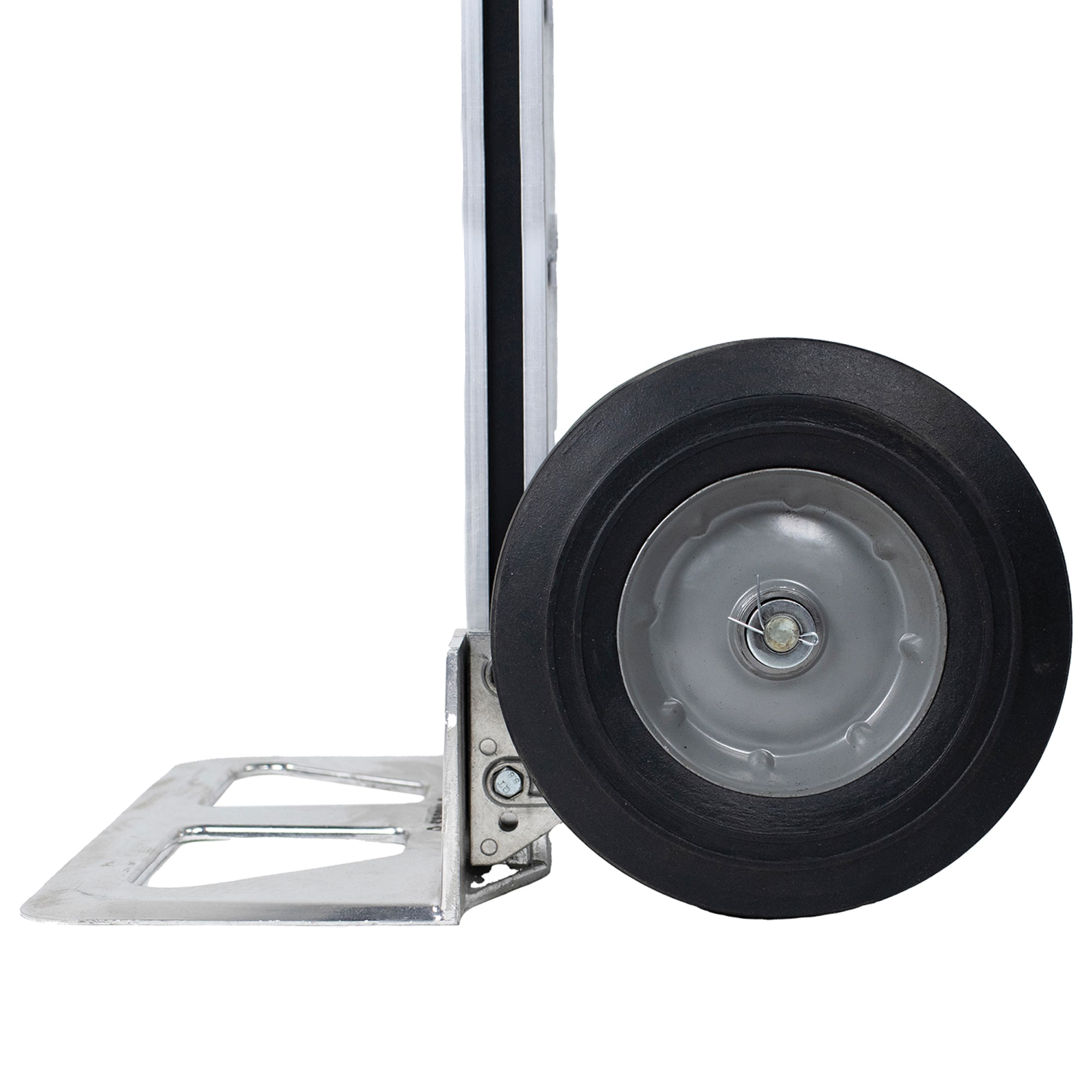 Camionetas Monstruo Capacidad de 660 libras 2 Ruedas de aluminio plateado Carretilla de mano resistente de alta capacidad MT10007