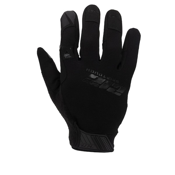 Guantes para mecánico con agarre de silicona compatibles con pantalla táctil, cumplen con los requisitos de GSA, en negro, talla grande - MGGCGSA0510