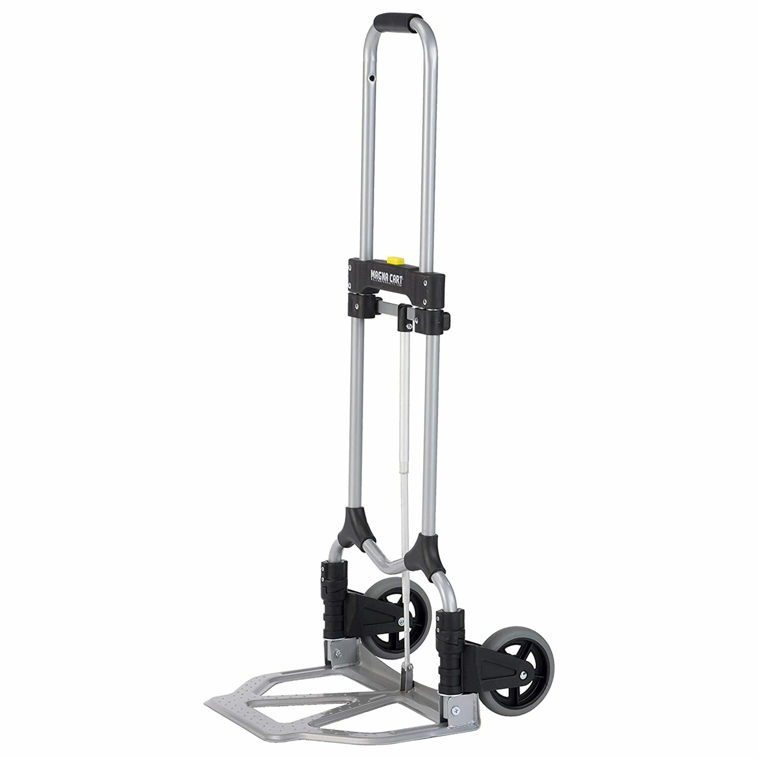 Carretilla de mano plegable de acero negro con capacidad de 160 libras y 2 ruedas MAGNA CART 274255