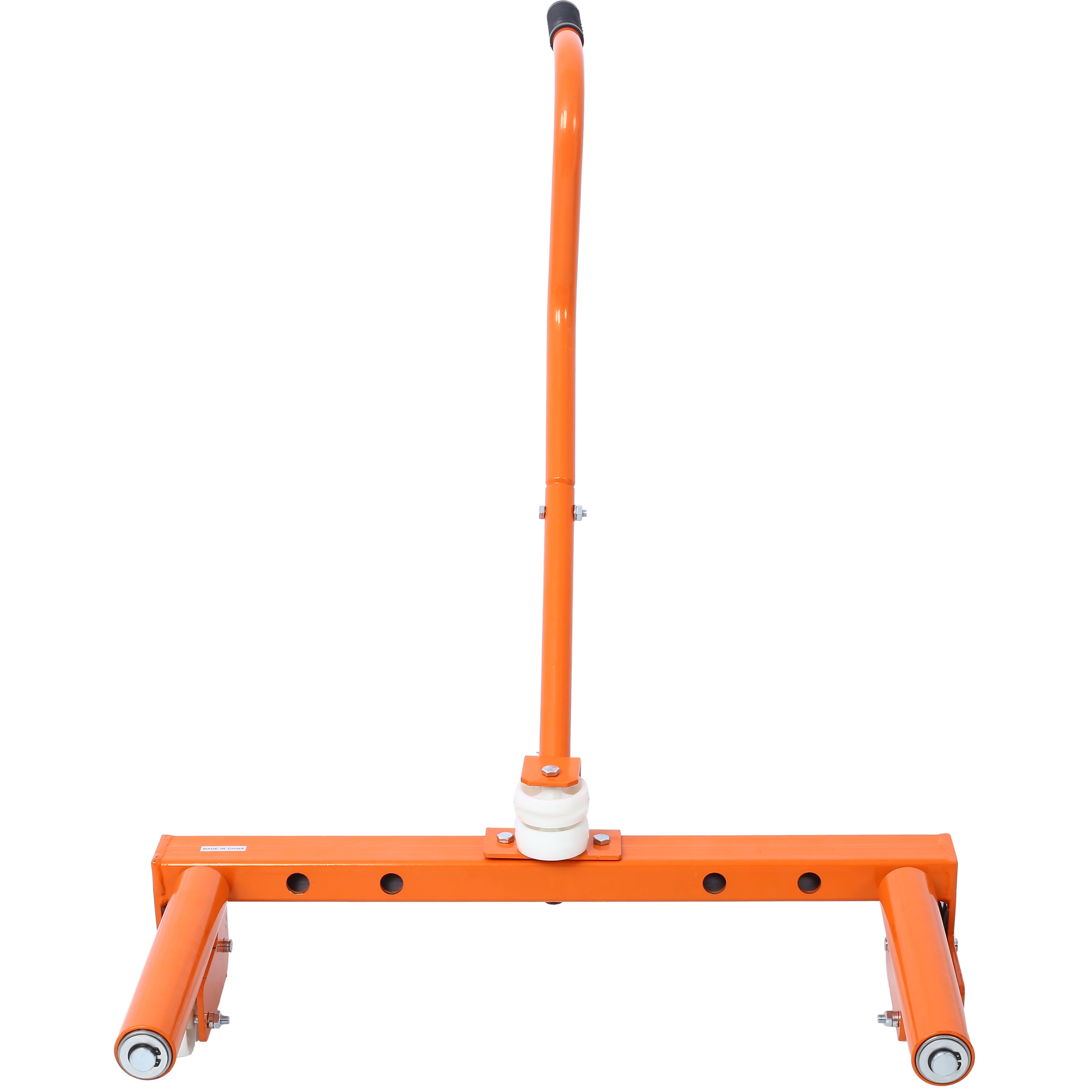 Carretilla de acero naranja Wildaven de 26 libras de capacidad con 2 ruedas (PL1998005)