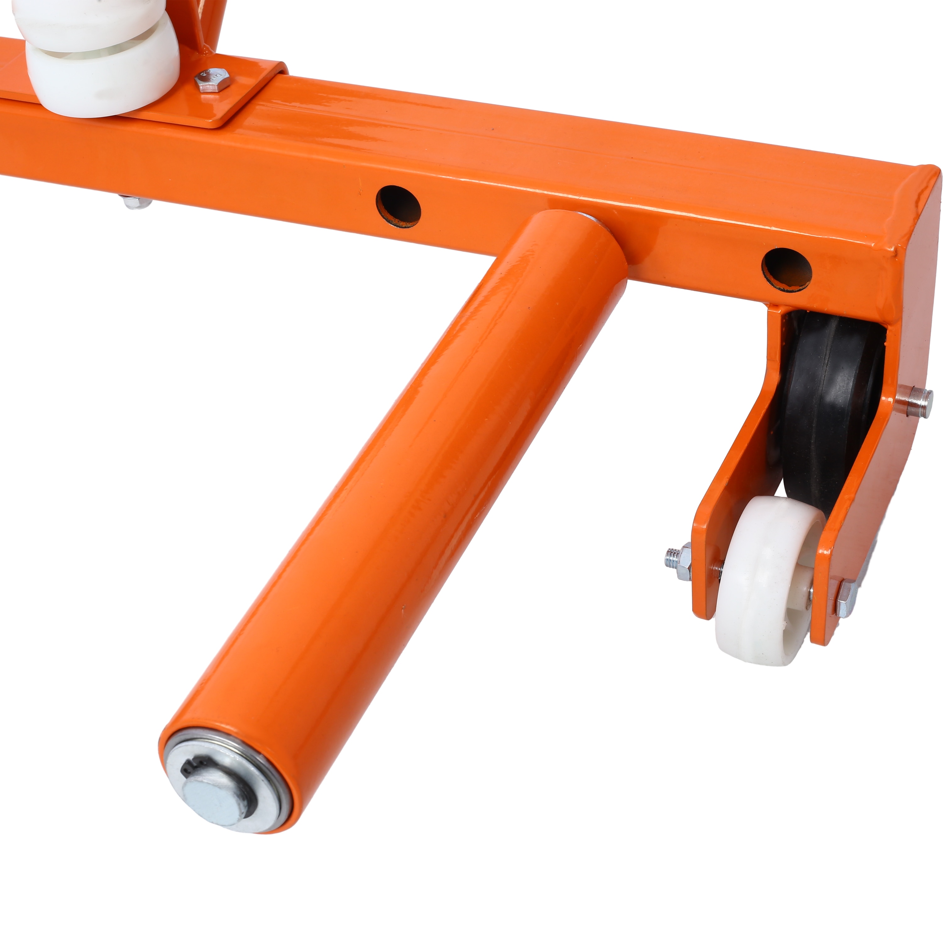 Carretilla de acero naranja Wildaven de 26 libras de capacidad con 2 ruedas (PL1998005)