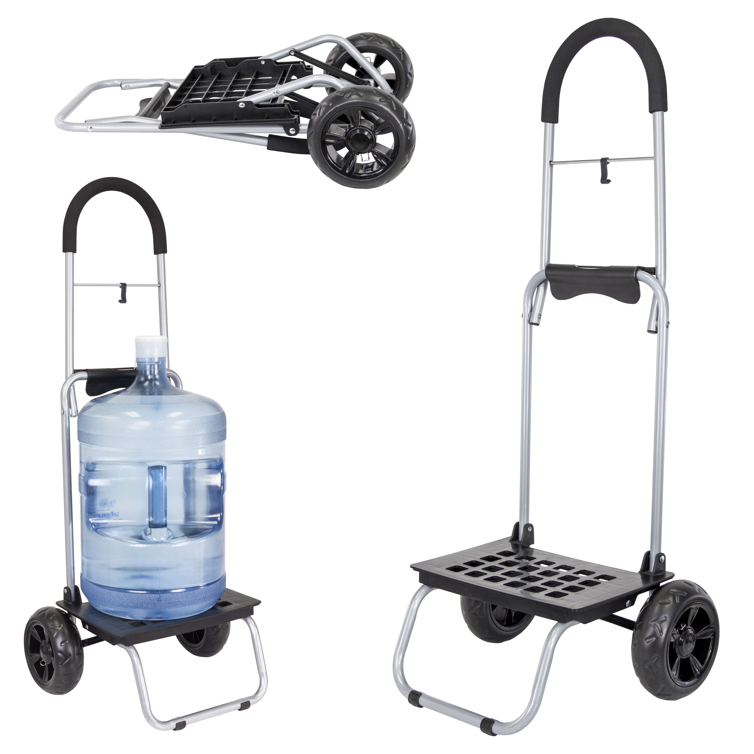 Dolly de Acero Negro de 2 Ruedas con Capacidad de 150 lbs. de dbest products 01-533MB