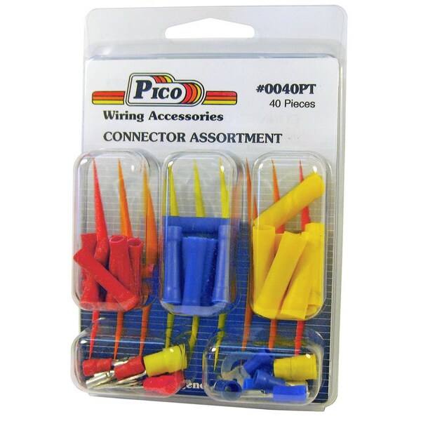 Kit de conector de derivación Pico Wiring Accessories Pico, paquete de almeja, 22-16, 16-14 y 12-10 AWG, 40PK - 0040PT