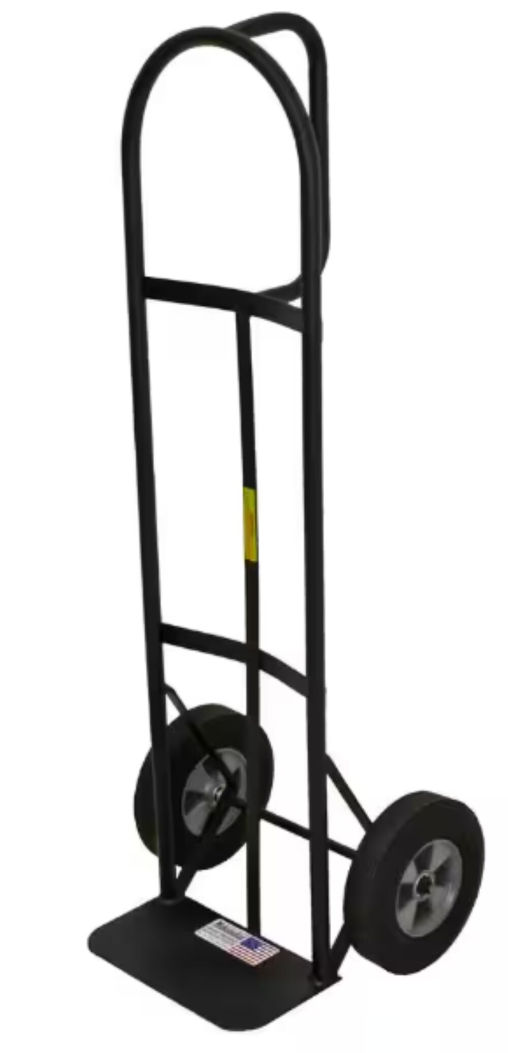 Carretilla de mano estándar de acero negro de 2 ruedas Milwaukee con capacidad de 800 libras DC37019