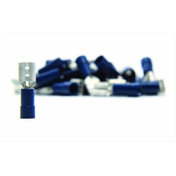 Termina hembra aislada de vinilo 63582 - Azul, paquete de 25 - UP3023231