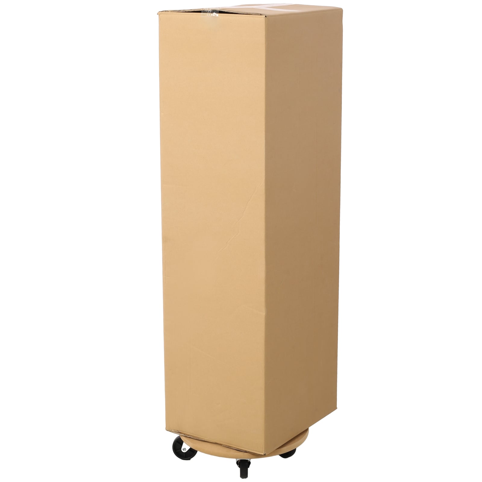 Plataforma para muebles de madera marrón Maocao Hoom de 500 libras de capacidad con 4 ruedas FZ77452