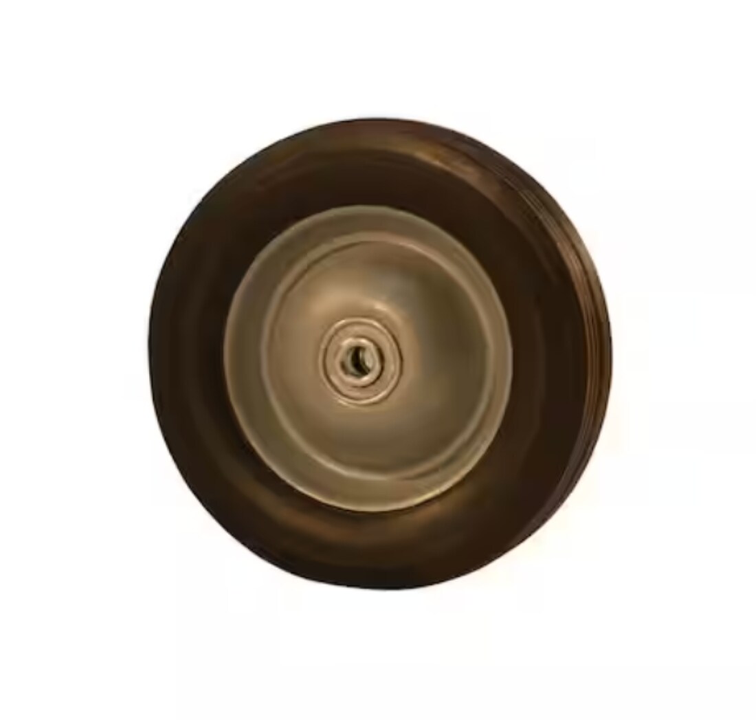 Rueda de repuesto para carretilla de mano de goma negra de Milwaukee con capacidad de 200 libras DCR8321