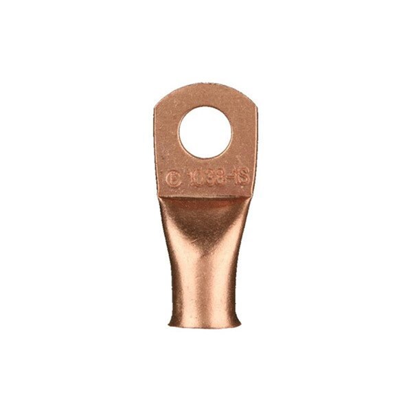 Terminales de anillo de cobre sin aislamiento de calibre 6 de 0.3125 pulgadas de Metra Electronics - METCUR6516