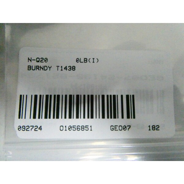 Burndy PAQUETE DE 100 TERMINALES ANILLADOS SIN AISLAMIENTO CONECTORES 20-14AWG - T1438