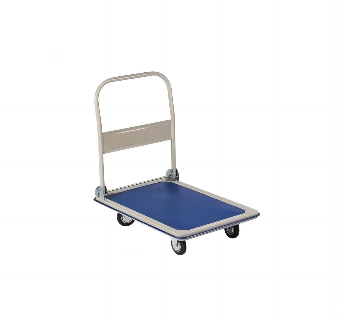 Carretilla plegable de acero azul Maocao Hoom con capacidad de 660 lbs y 4 ruedas BH-DJ-77010
