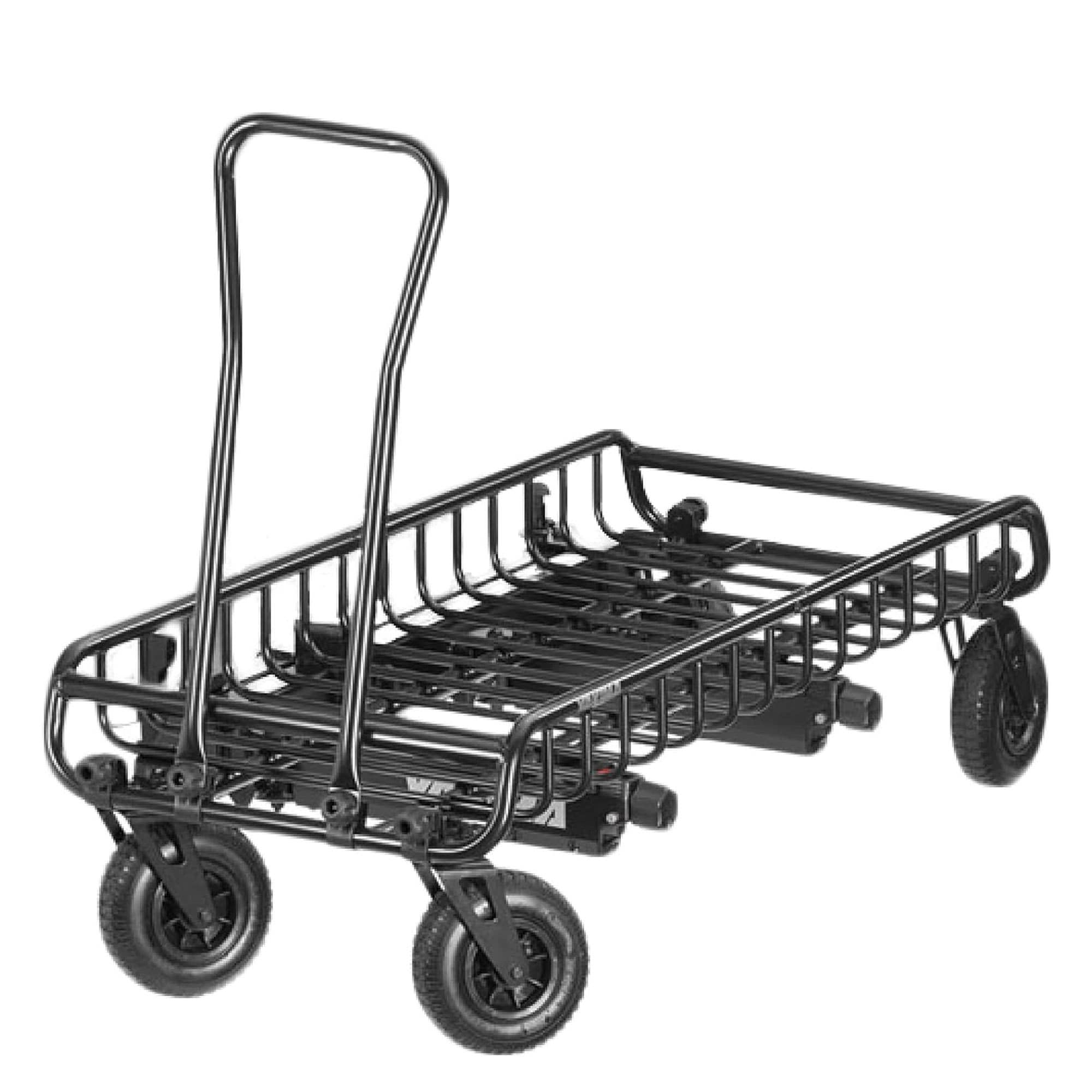 YAKIMA EXO WarriorWheels Cesta de carga resistente y de gran capacidad con ruedas Conecta al EXO GearWarrior ¡Soporta hasta 50 kilos con asa fácil de agarrar color negro 393410