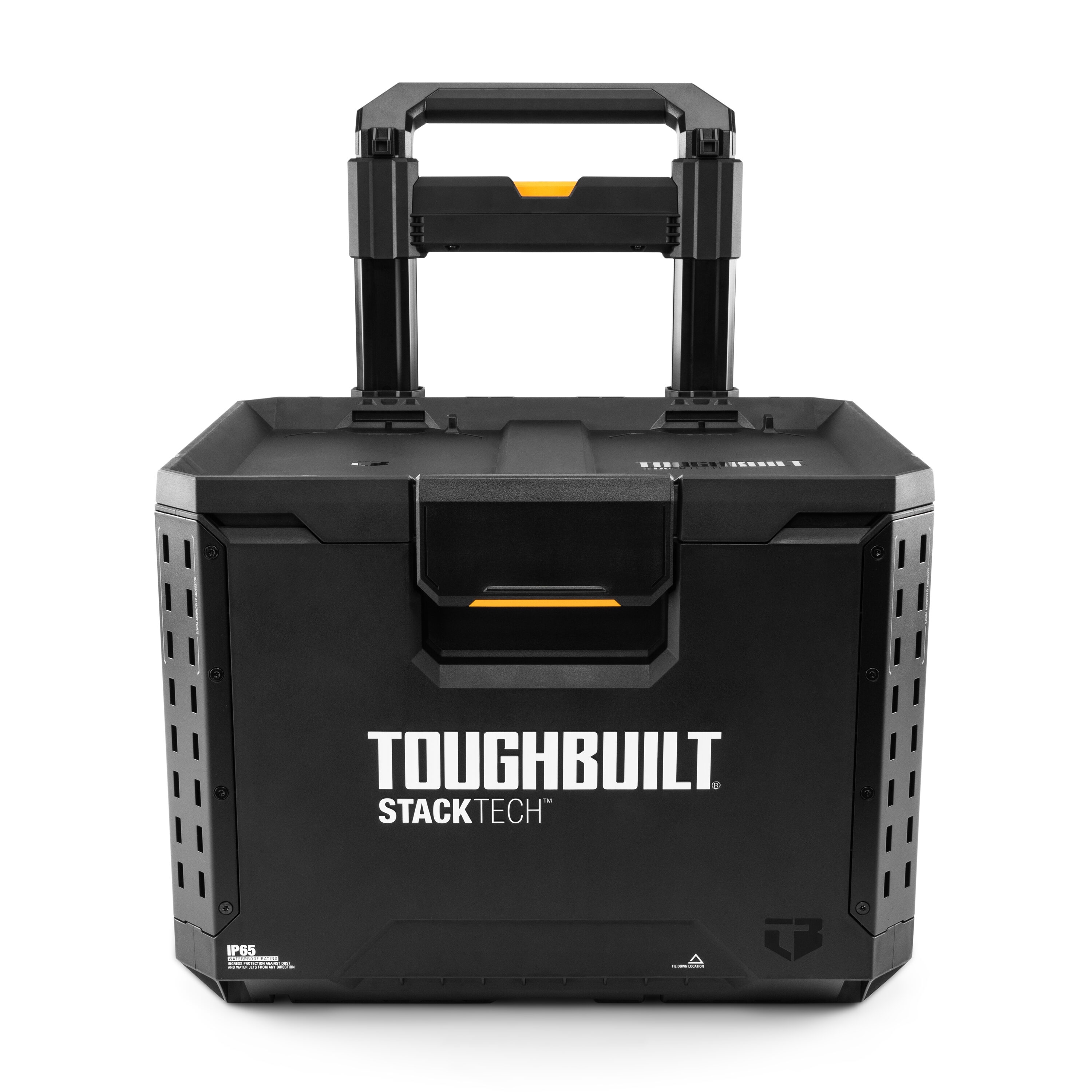 Caja de herramientas rodante de plástico/metal TOUGHBUILT STACKTECH 22.3 pulgadas de ancho x 26 pulgadas de alto x 19.7 pulgadas de profundidad TB-B1-B-70R