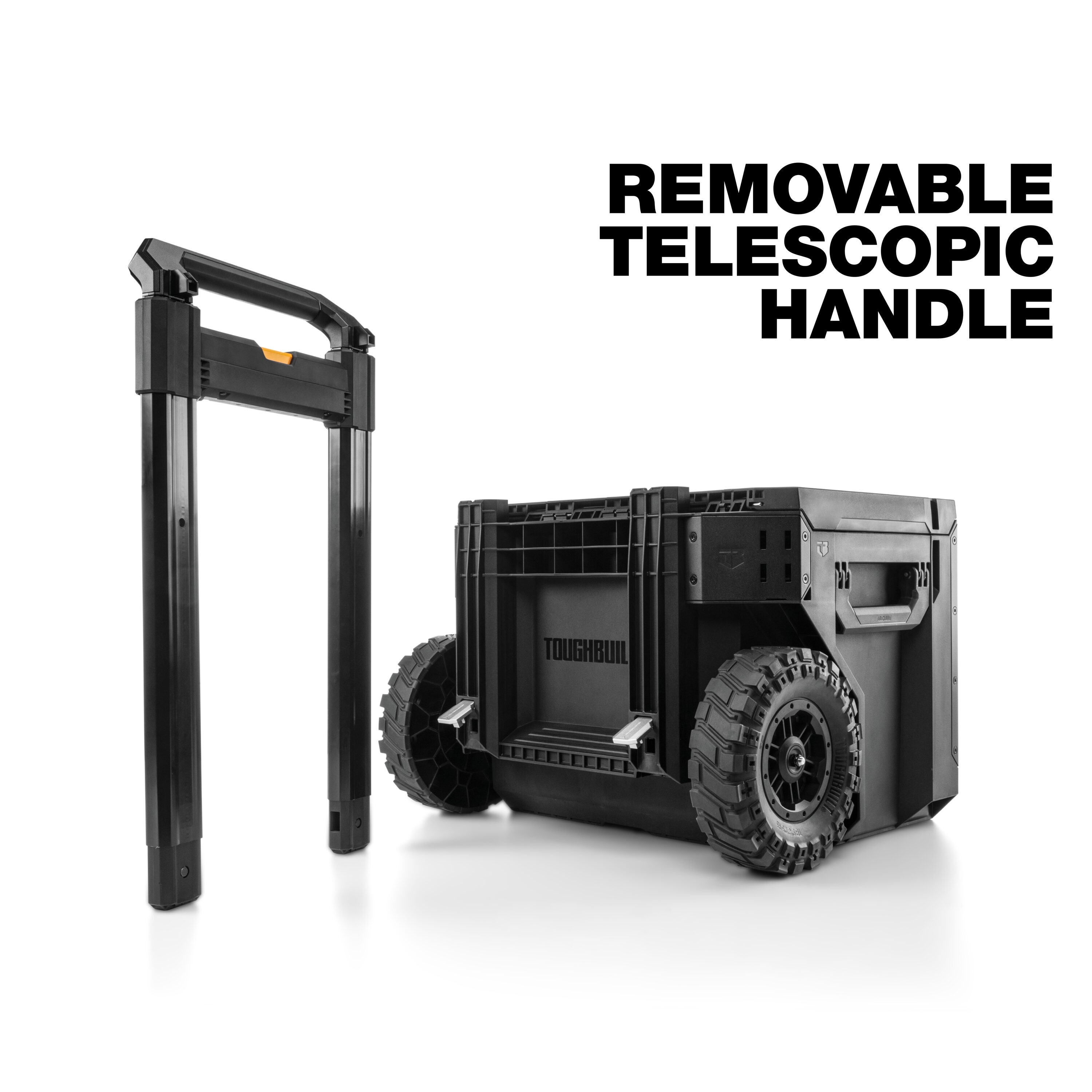 Caja de herramientas rodante de plástico/metal TOUGHBUILT STACKTECH 22.3 pulgadas de ancho x 26 pulgadas de alto x 19.7 pulgadas de profundidad TB-B1-B-70R