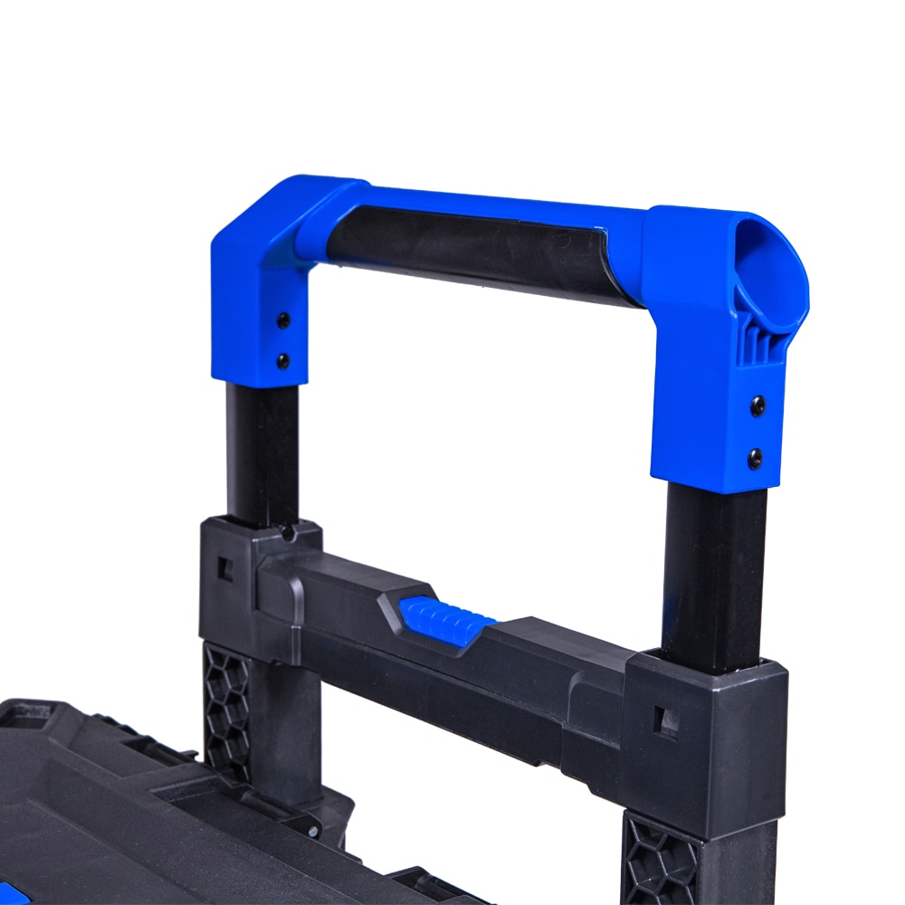Caja de herramientas rodante de plástico negro Kobalt CASESTACK 21.5 pulg. An. x 26.7 pulg. Al. x 17.2 pulg. P KCS-RTBOX1-03