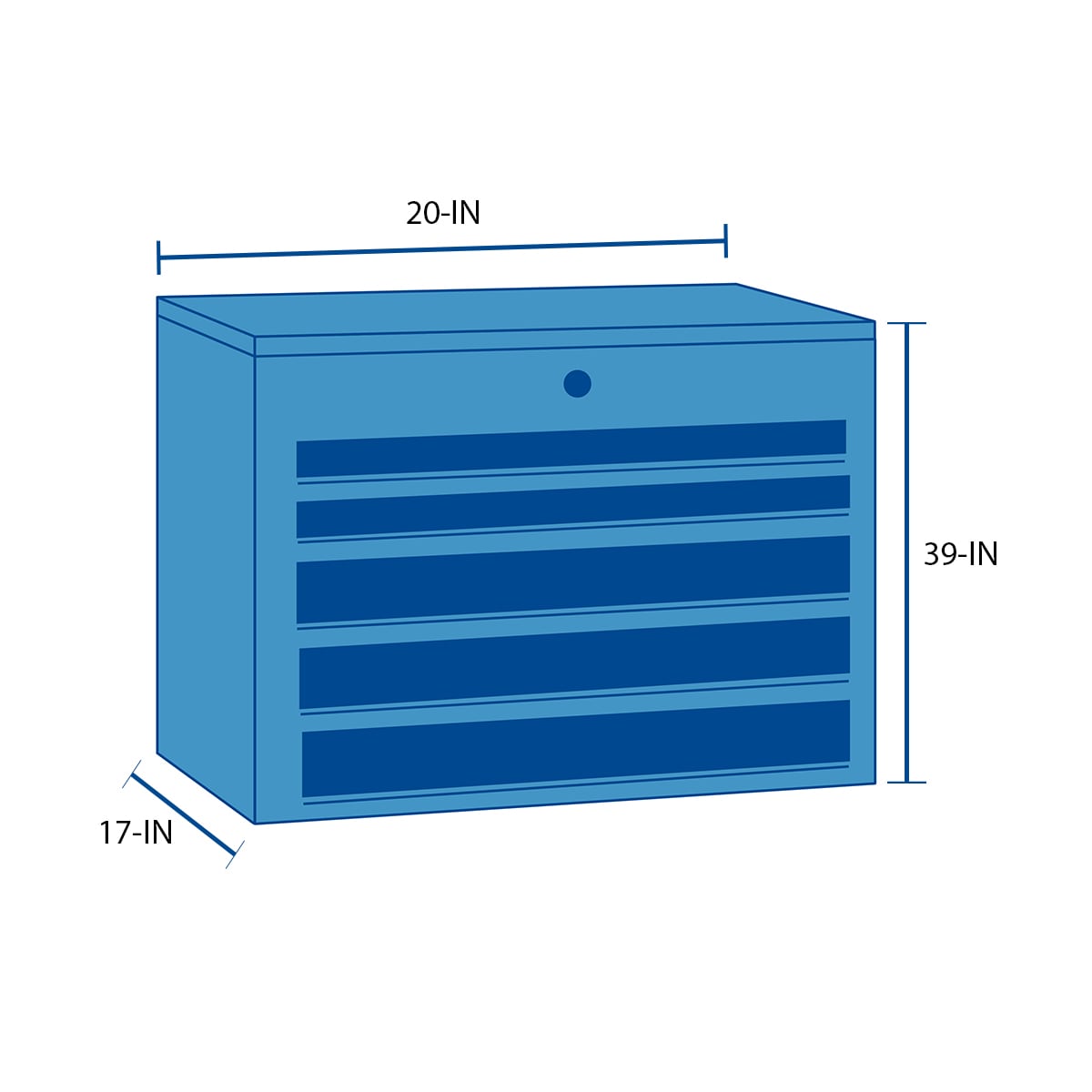 CRAFTSMAN VERSASTACK Caja de herramientas rodante de plástico rojo de 20 pulgadas de ancho por 39.0 pulgadas de alto por 17.0 pulgadas de profundidad CMST17835