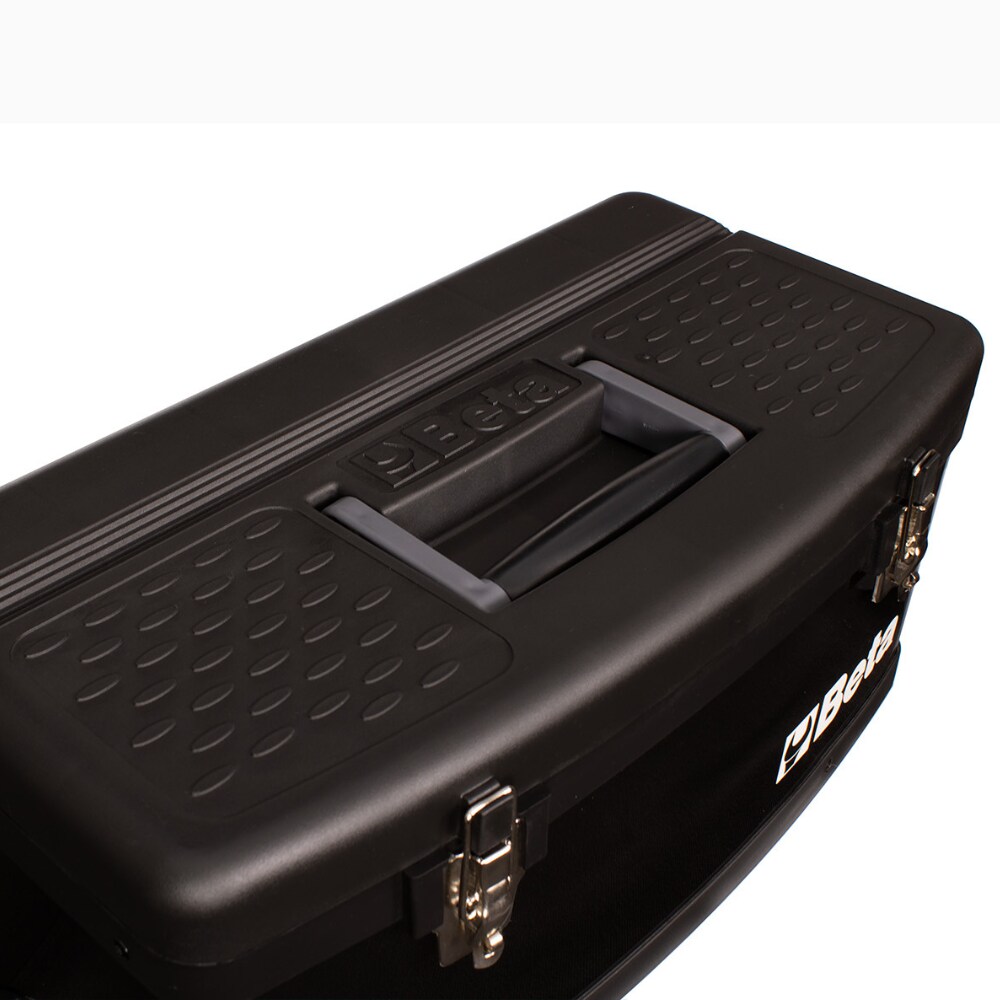 Caja de herramientas rodante de metal negro con 3 cajones, medidas 19.49 pulgadas de ancho x 36.22 pulgadas de alto x 13.19 pulgadas de profundidad Beta C41H 041000005