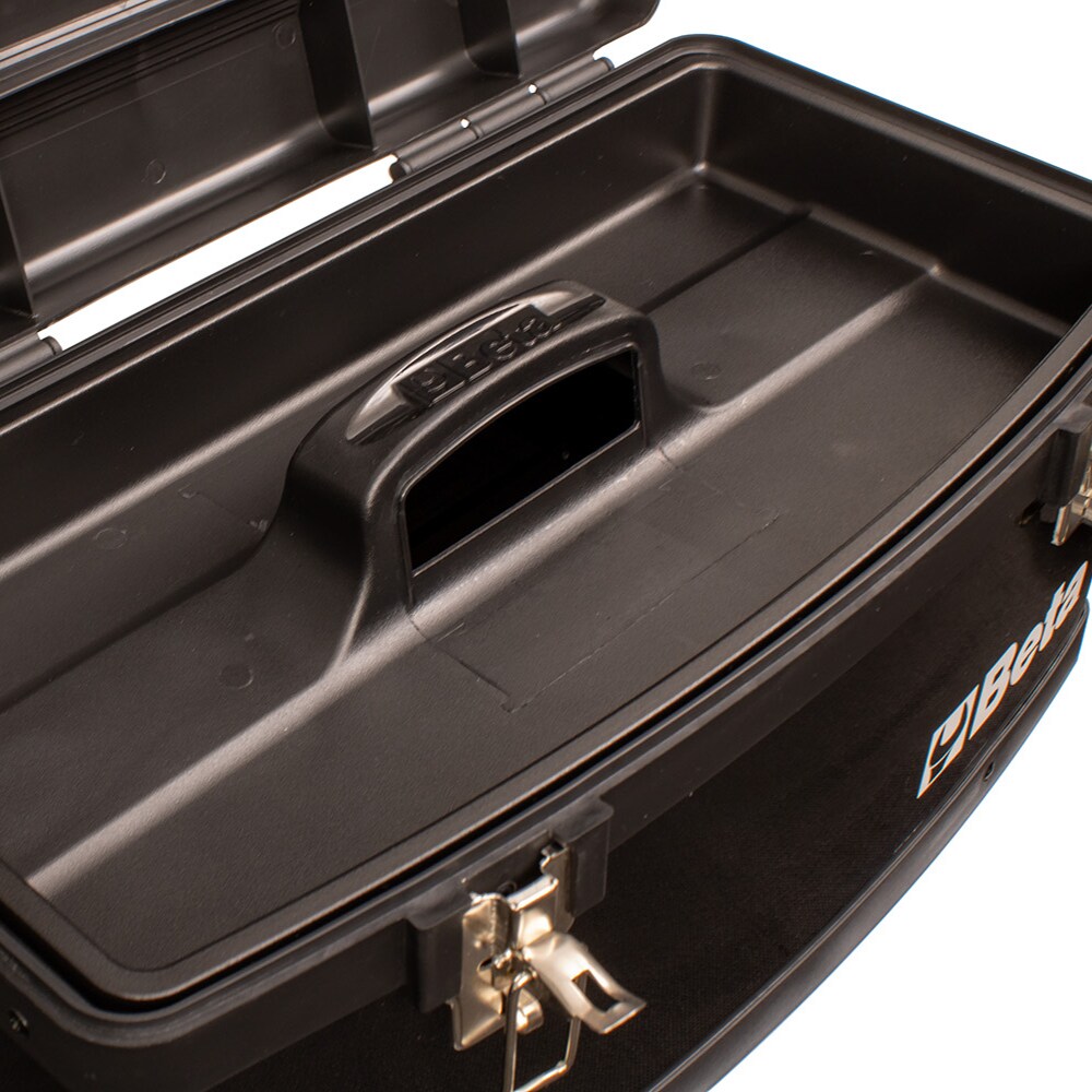 Caja de herramientas rodante de metal negro con 3 cajones, medidas 19.49 pulgadas de ancho x 36.22 pulgadas de alto x 13.19 pulgadas de profundidad Beta C41H 041000005