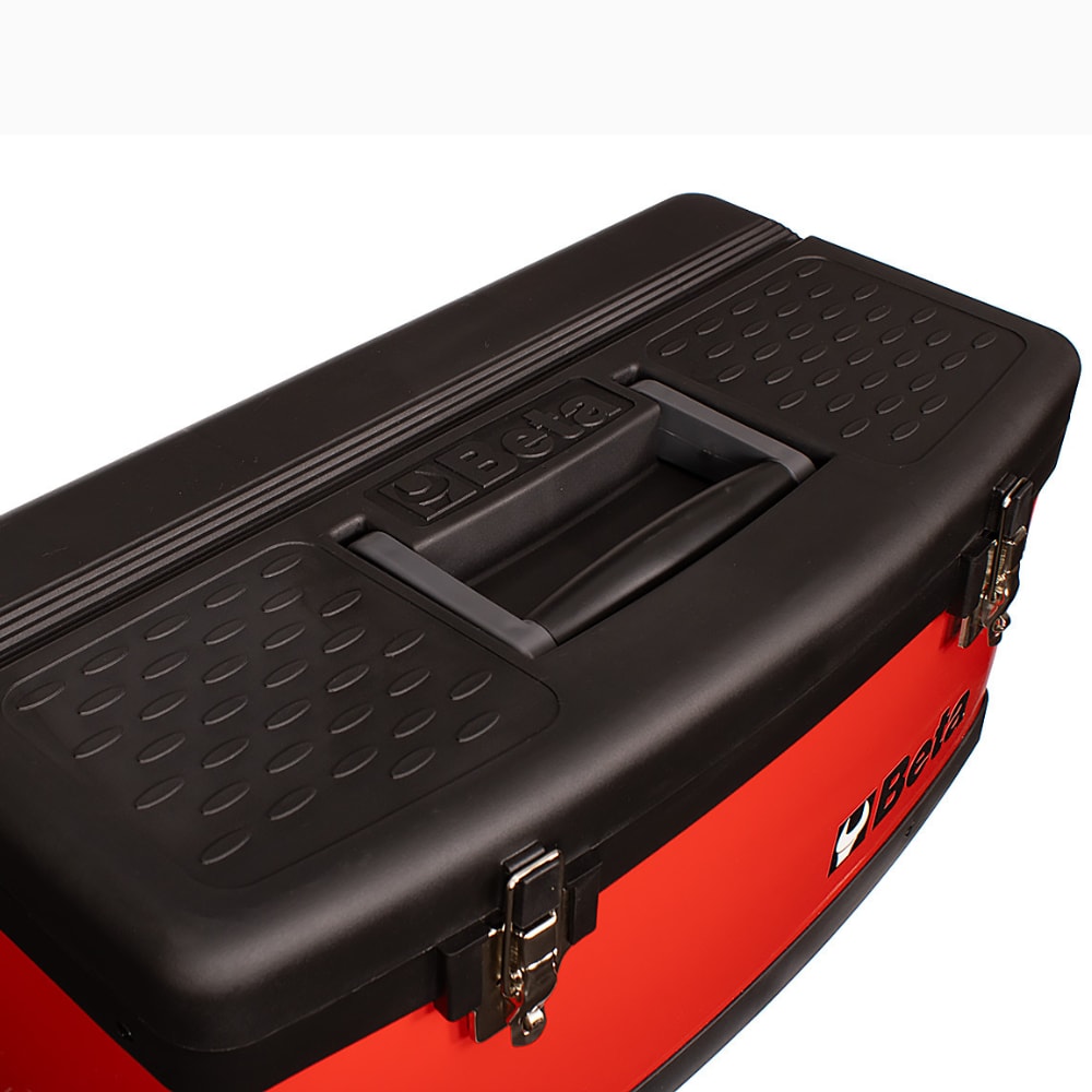 Caja de herramientas rodante de metal rojo de 3 cajones Beta C41H de 19.49 pulgadas de ancho x 36.22 pulgadas de alto x 13.19 pulgadas de profundidad 041000008